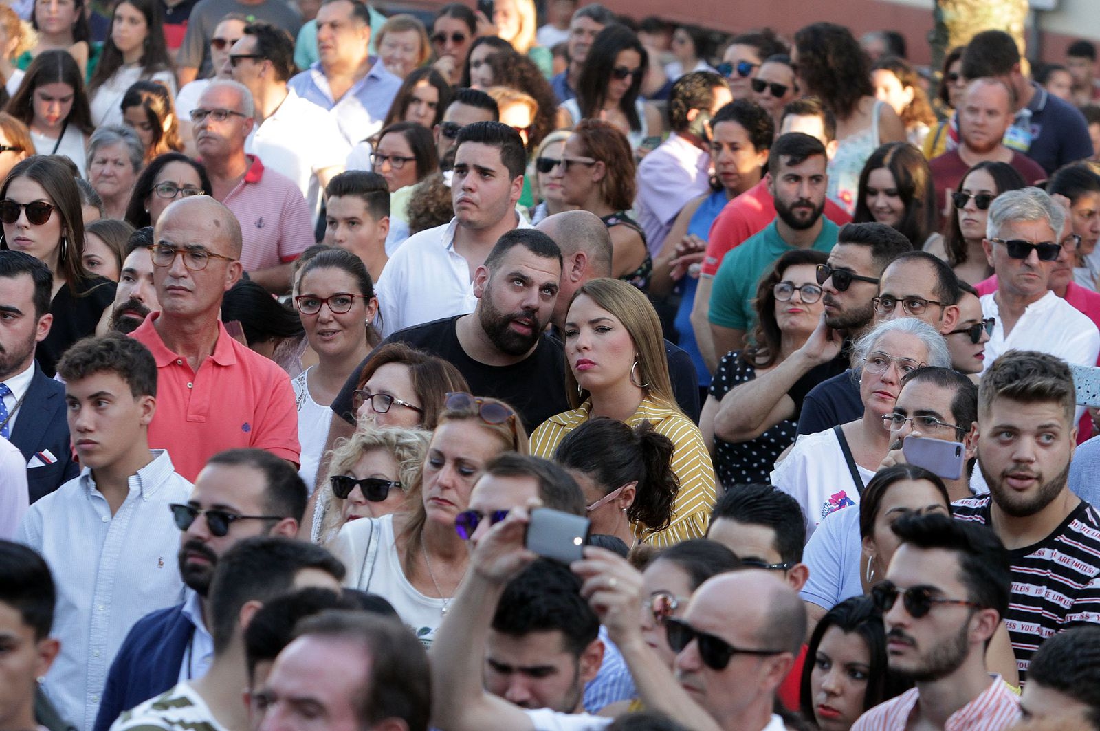 Imágenes del Señor de Pasión en la procesión del centenario de la hermandad