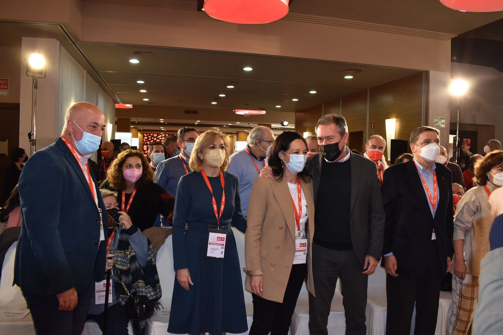 Un momento del XV Congreso de PSOE en Baena.