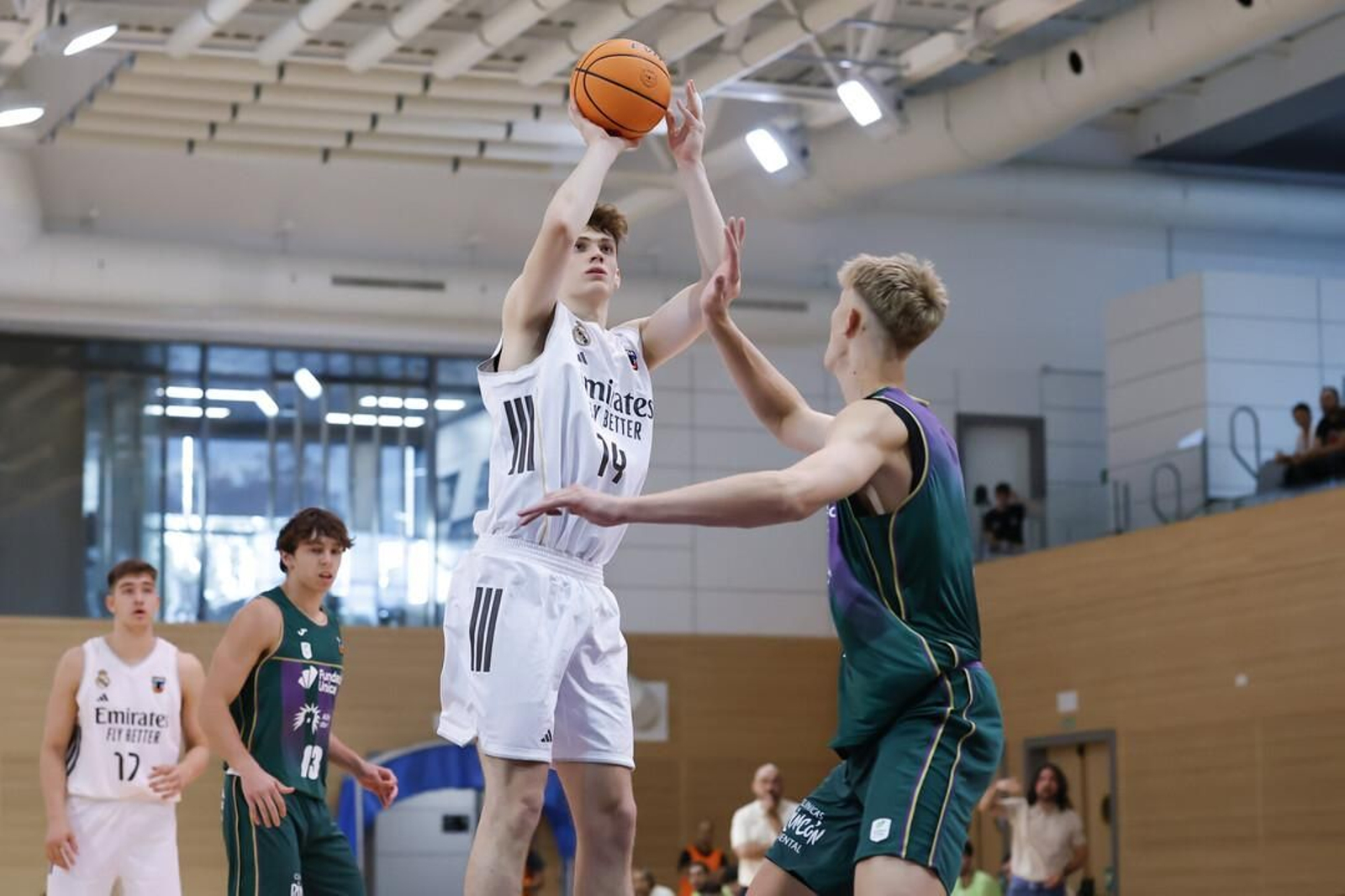 Liga U 22: El Unicaja se choca con un gran Real Madrid (105-62)