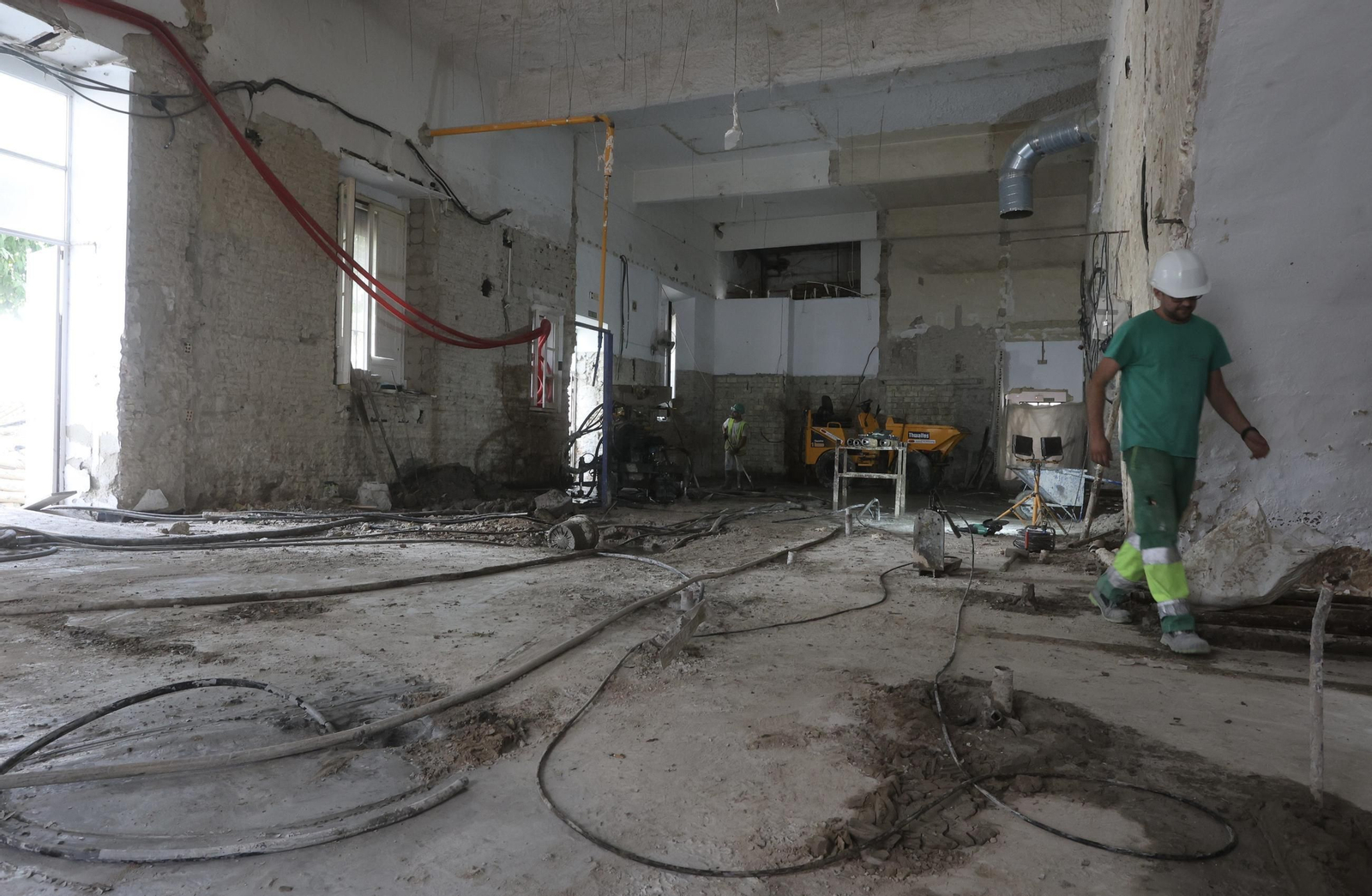 Obras en la Iglesia de La Caridad
