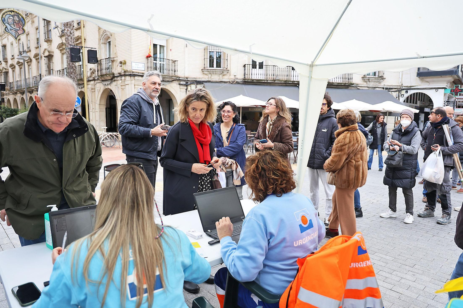 Imágenes de la jornada de vacunación sin cita frente a la gripe y el Covid-19
