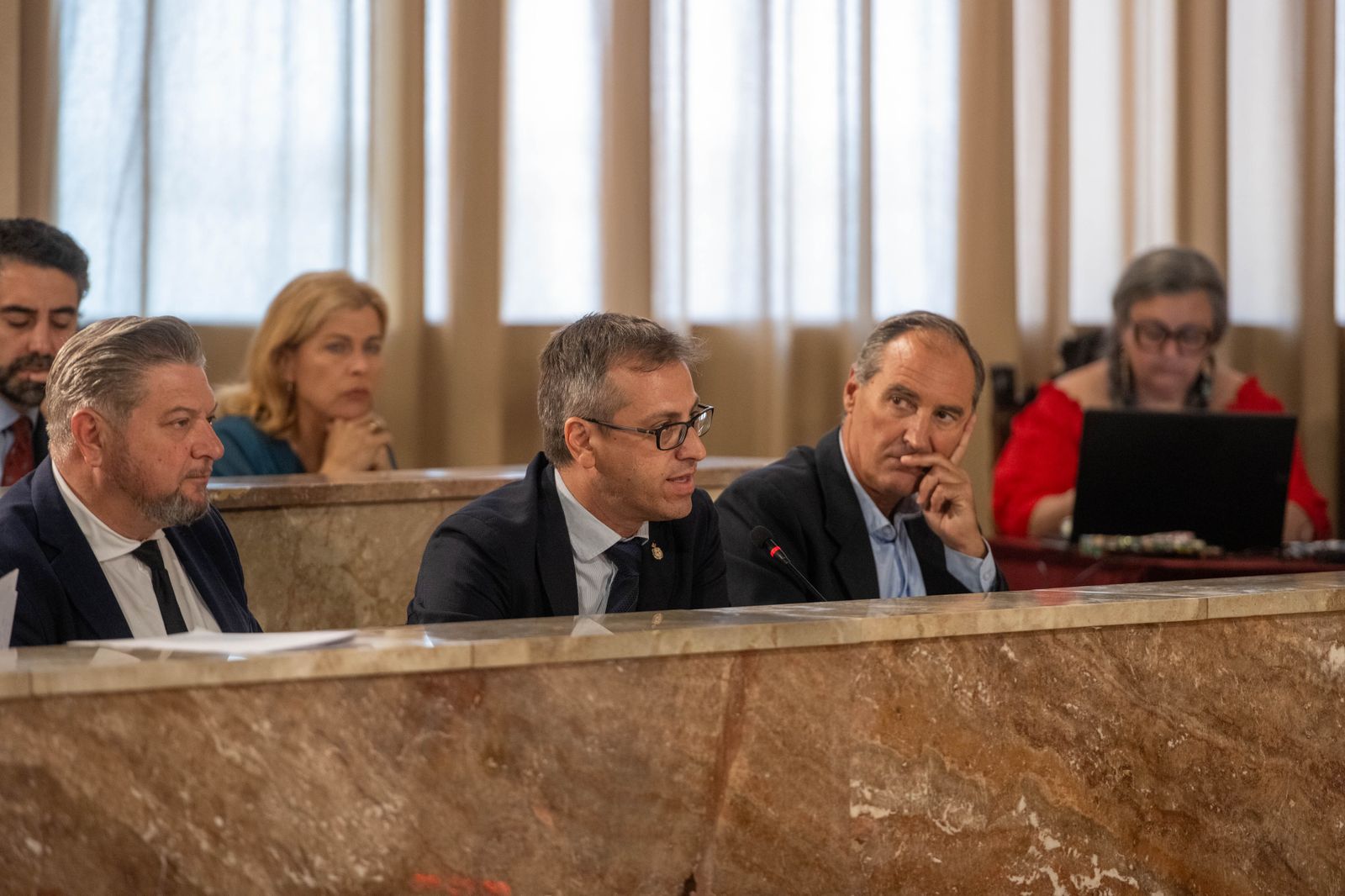 Pleno celebrado en el Ayuntamiento de Almería.