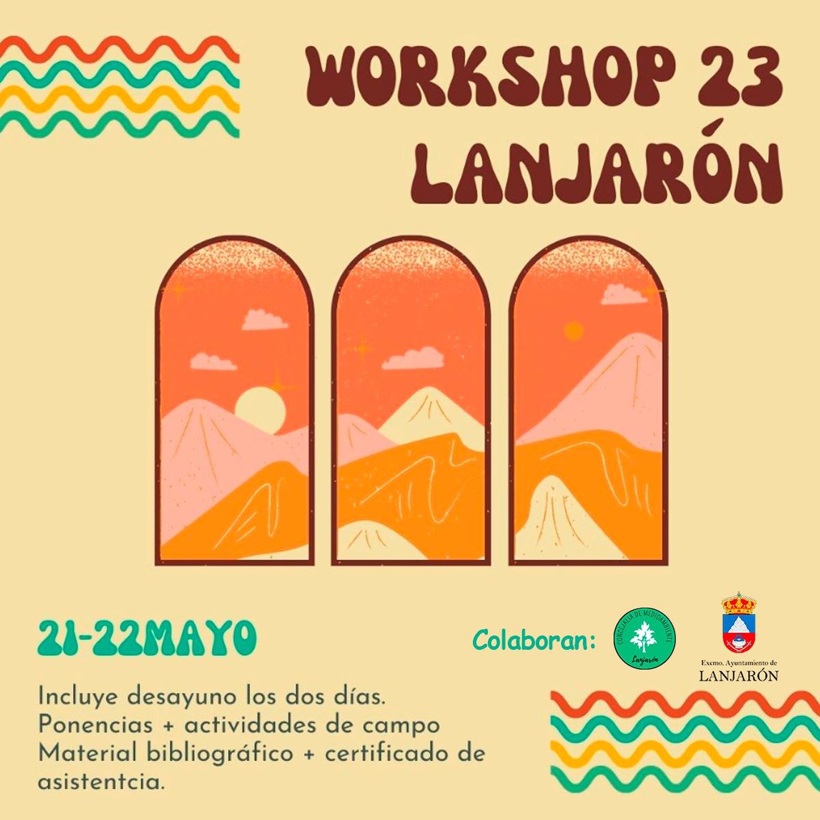 Cartel de Workshop Brutal de Lanjarón