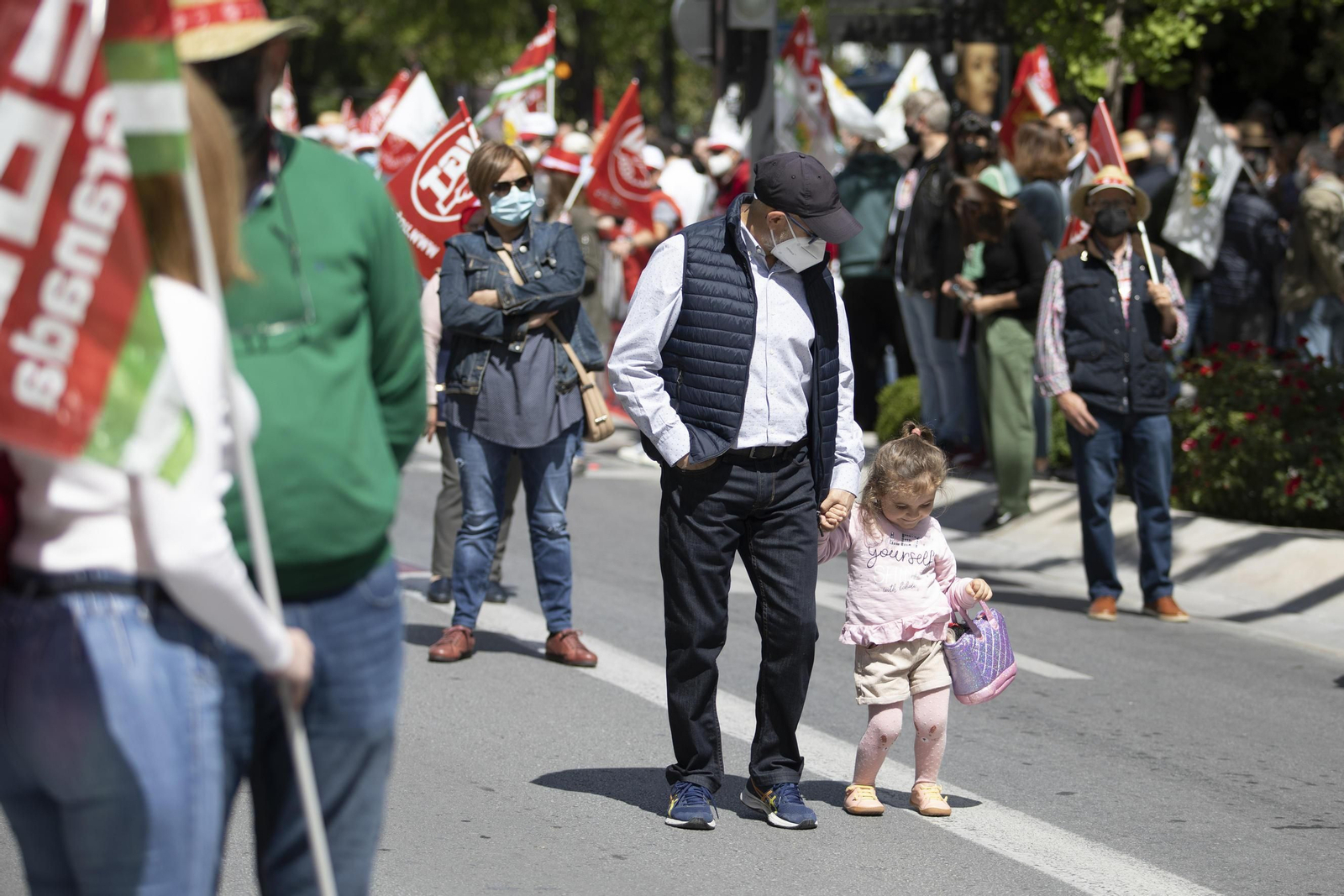 Fotos: Manifestación del 1º de Mayo en Granada