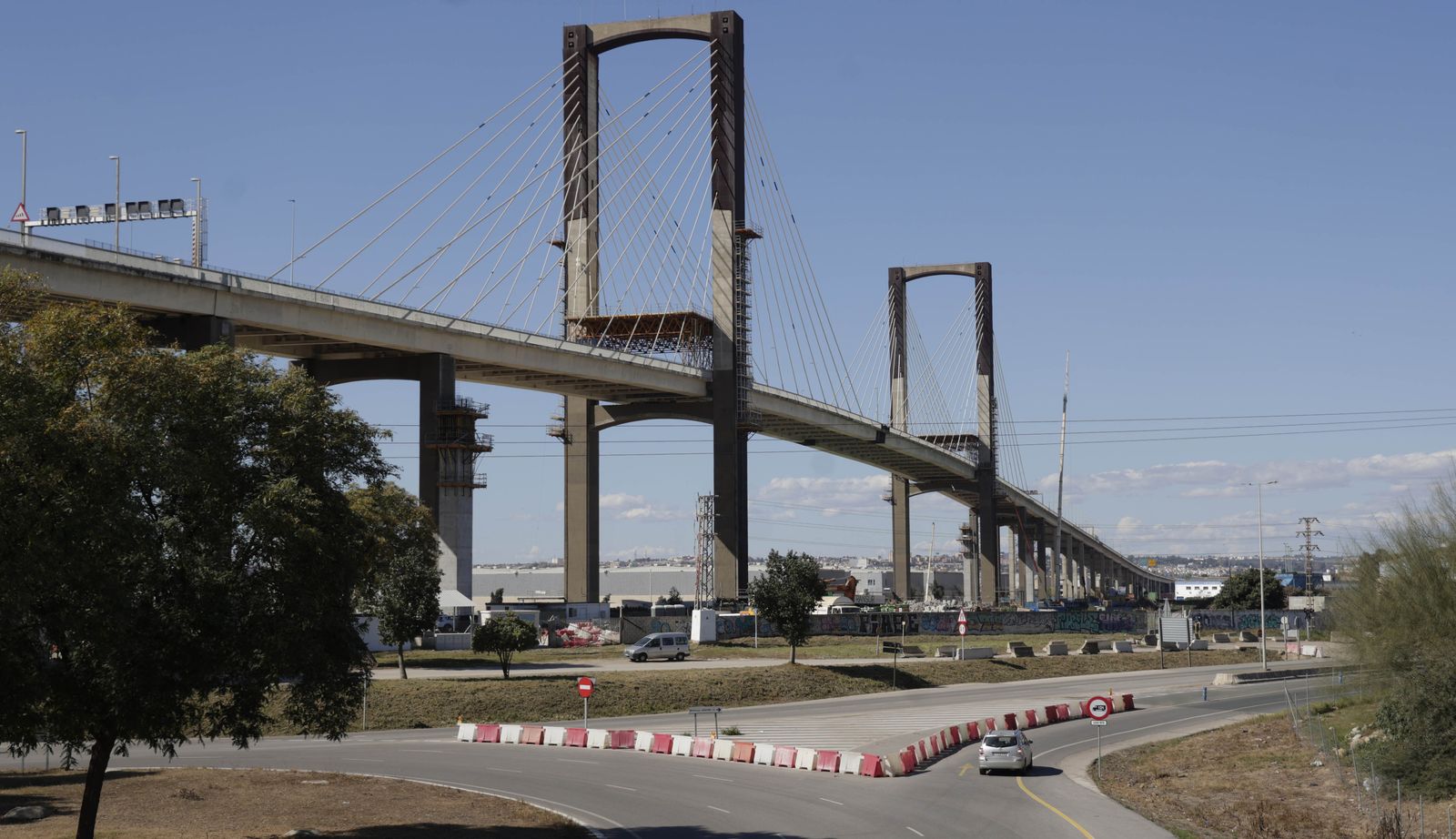 Así avanzan las obras del puente del Centenario