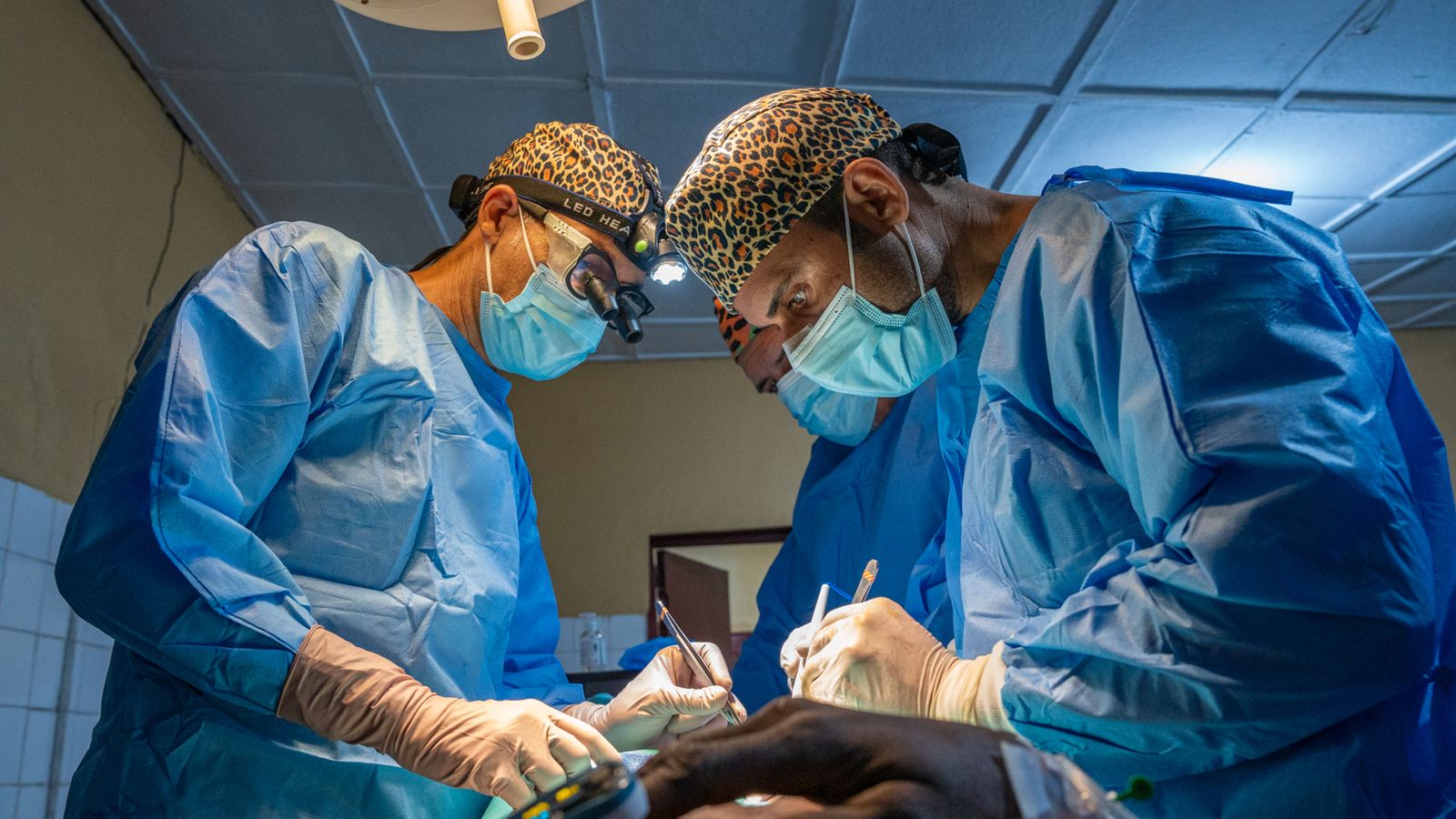 Una de las intervenciones quirúrgicas.