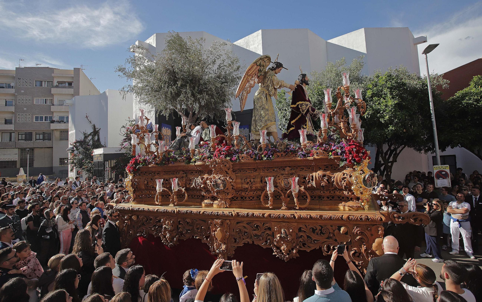 Fotos del Domingo de Ramos en Algeciras: Oración en el Huerto