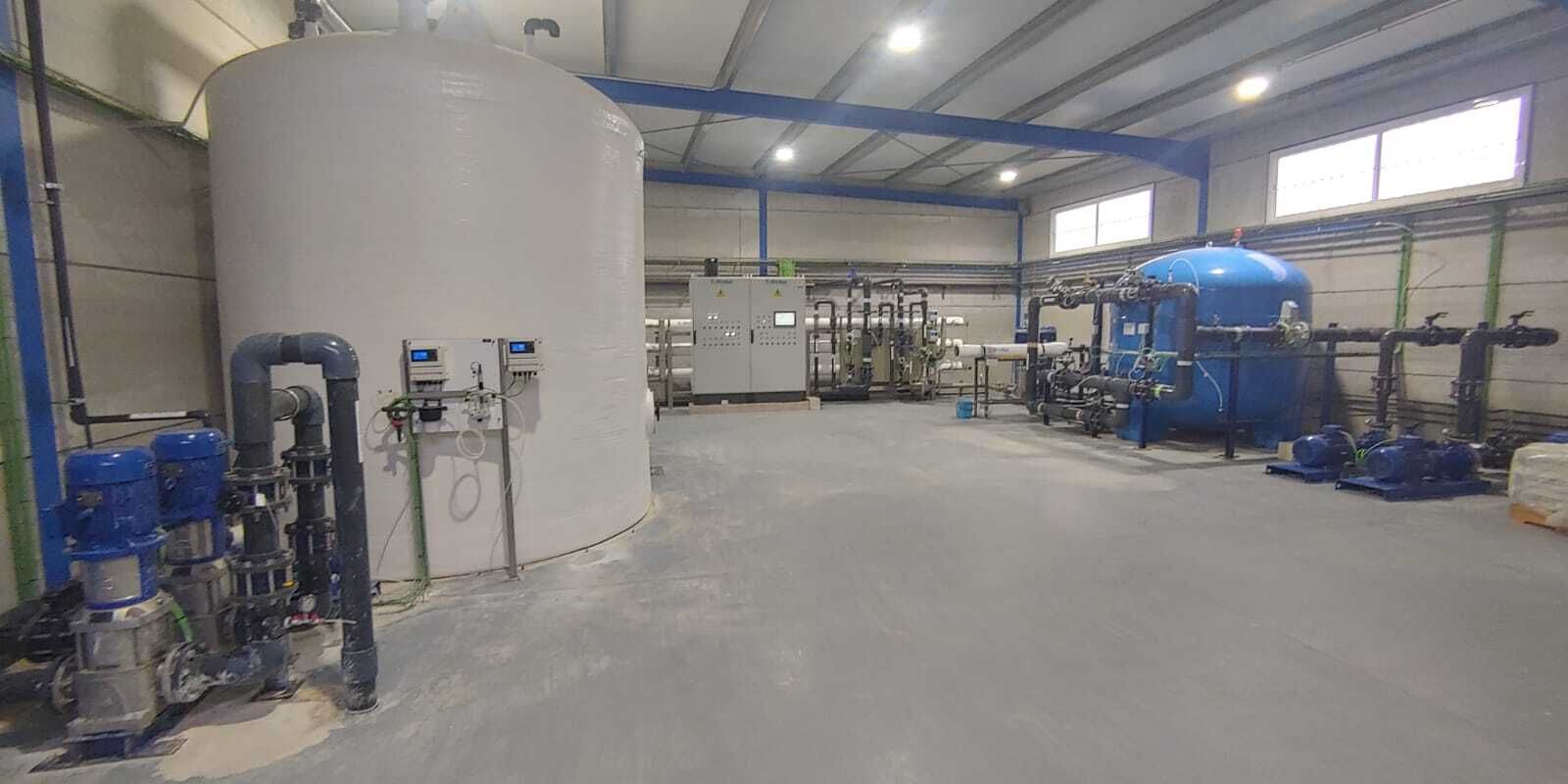 Planta potabilizadora de Fuente de Piedra.