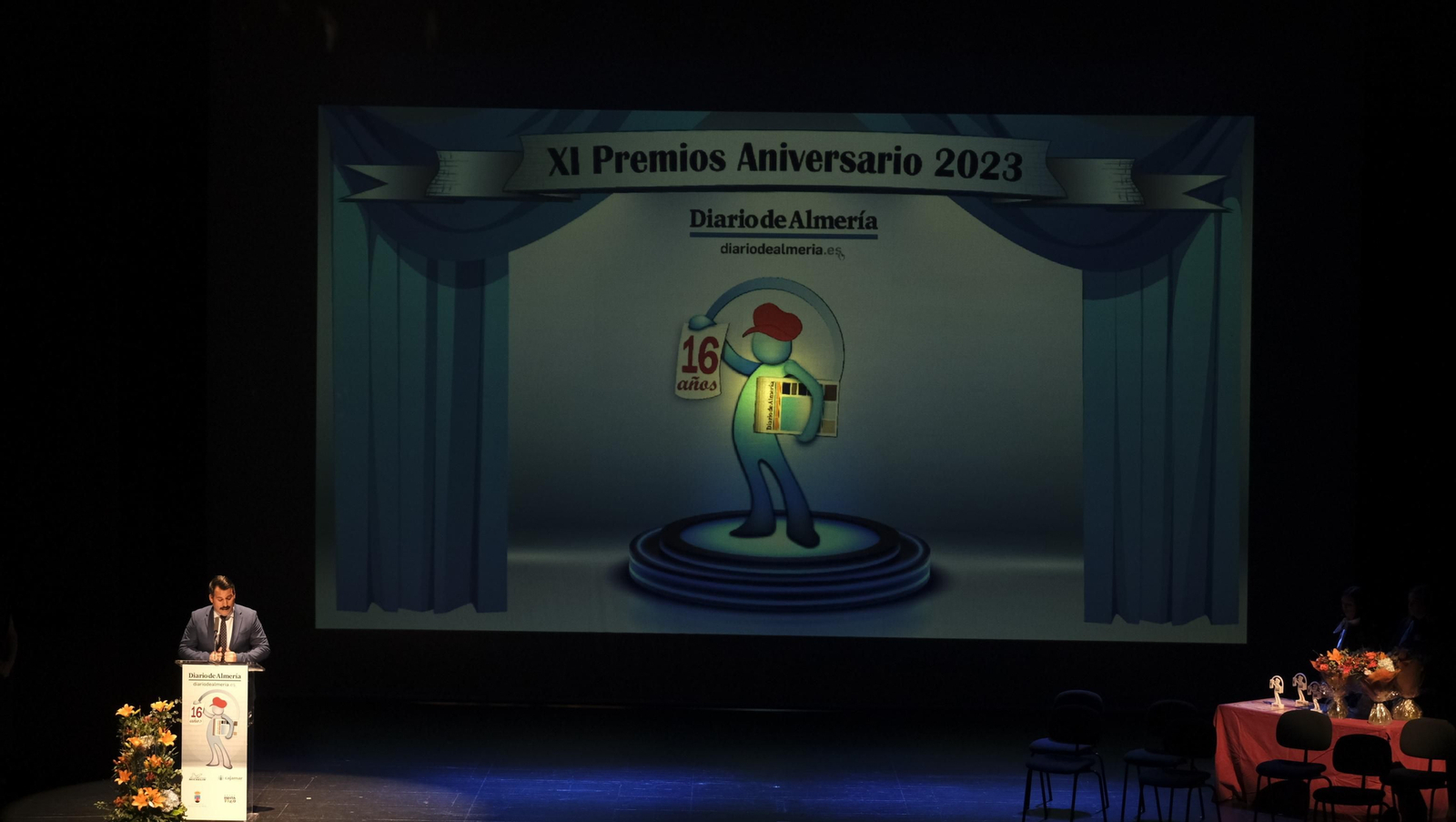 Imágenes de la Gala Aniversario de Diario de Almería, en Roquetas
