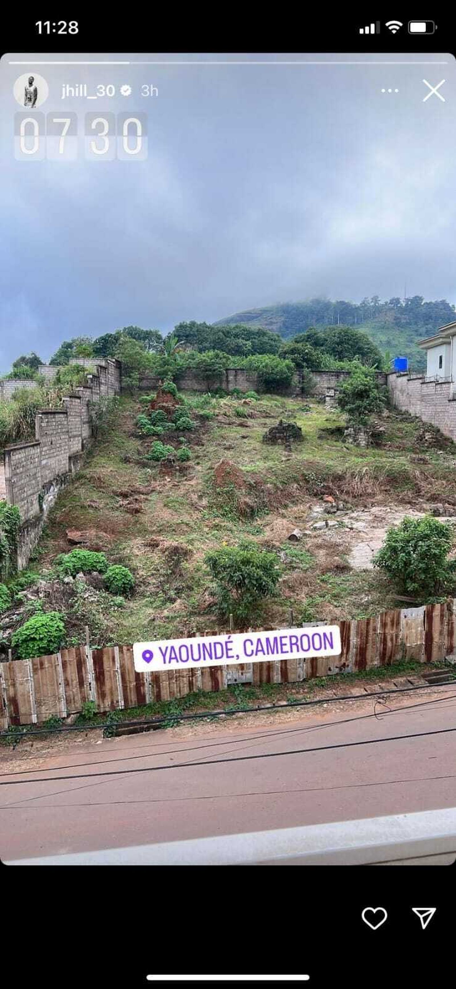 La fotografía que ha puesto Jeremiah Hill en Instagram.