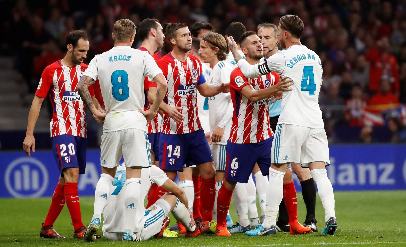 Las imágenes del Atlético-Real Madrid