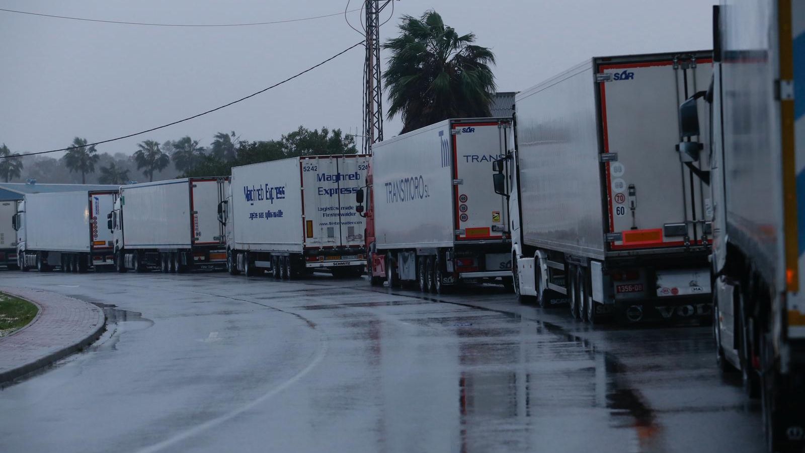 Camiones en Algeciras.