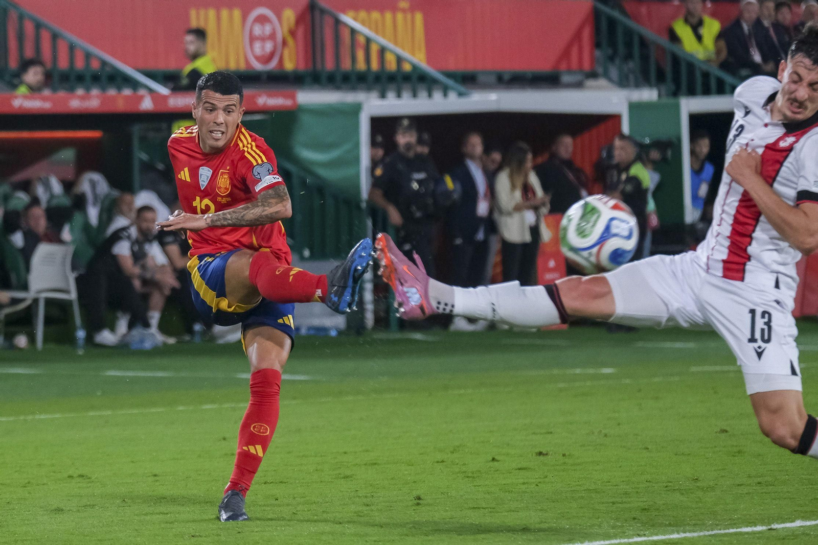 Las mejores fotos del España-Georgia