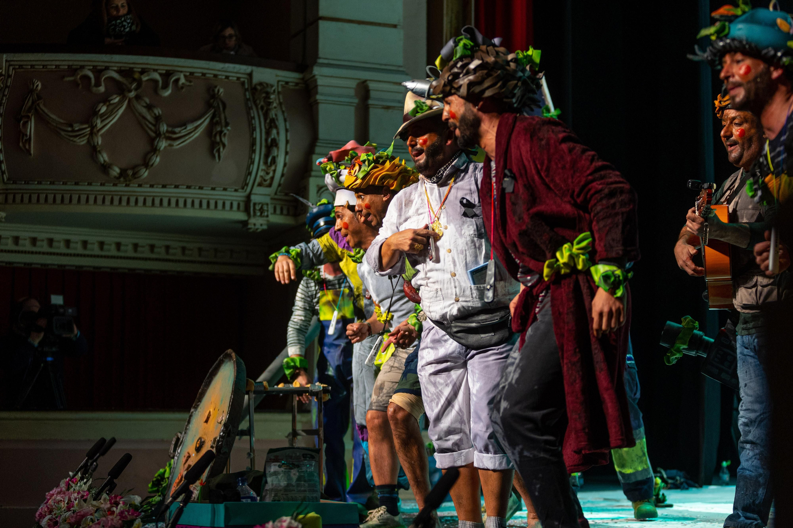 Imágenes de la sesión de este jueves en el Gran Teatro del Carnaval Colombino.