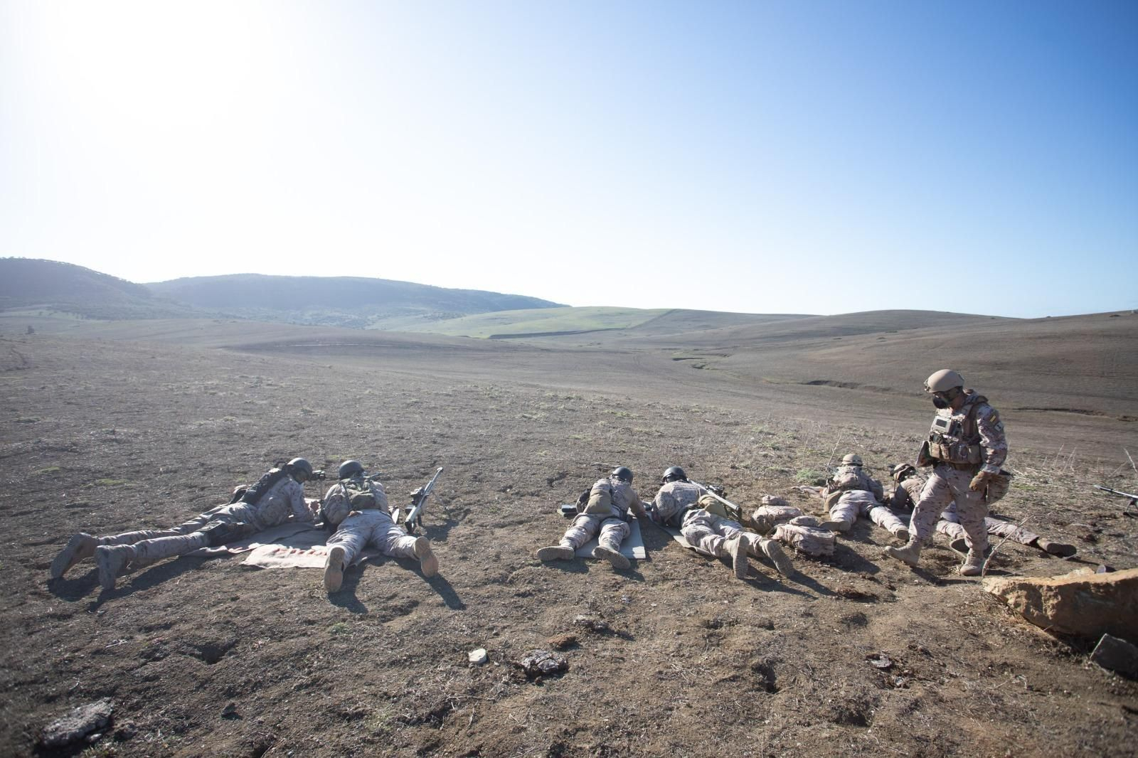 Infantería de Marina: Imágenes del ejercicio de tiradores de precisión de la FUPRO en el Retín