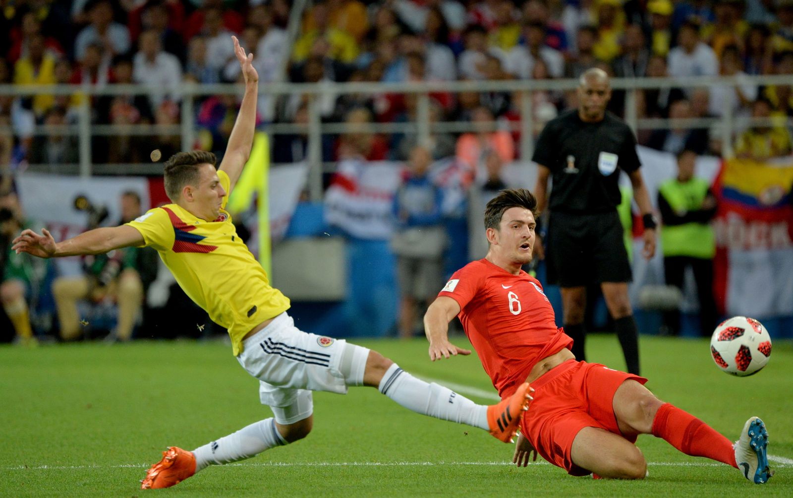 Las imágenes del Colombia-Inglaterra