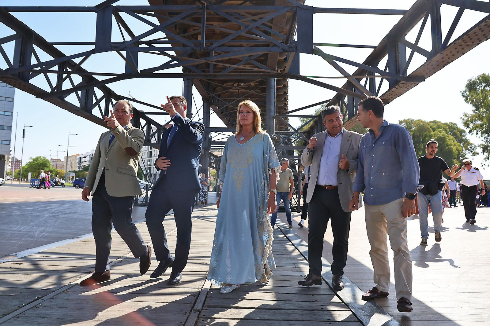 Inauguración de la unión del muelle de la Río Tinto en Imágenes