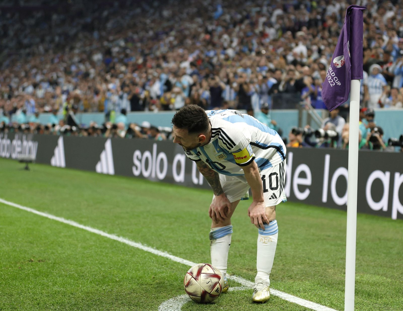 Las fotos de Messi contra Croacia