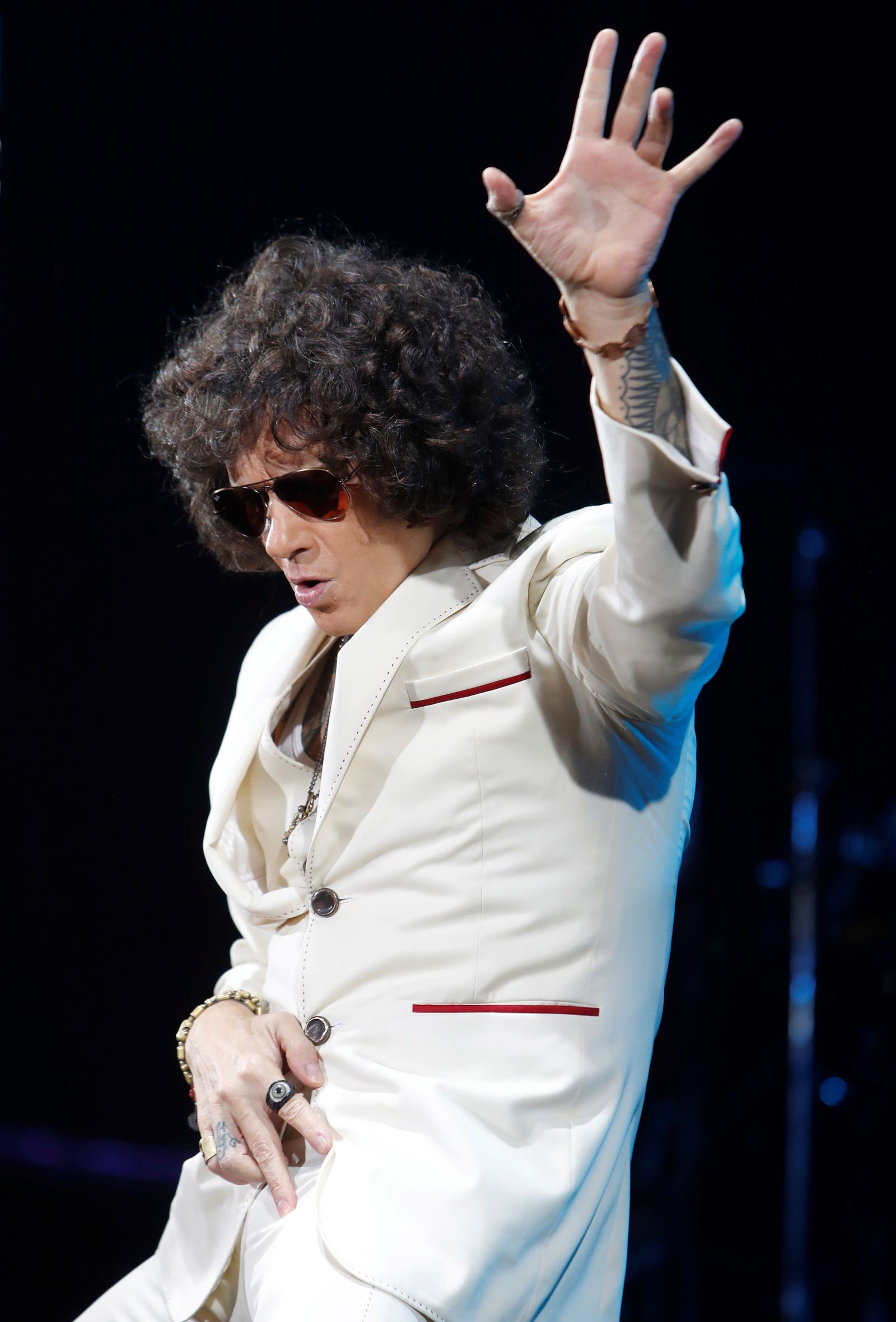 Bunbury en uno de sus últimos conciertos en su ciudad natal, Zaragoza.