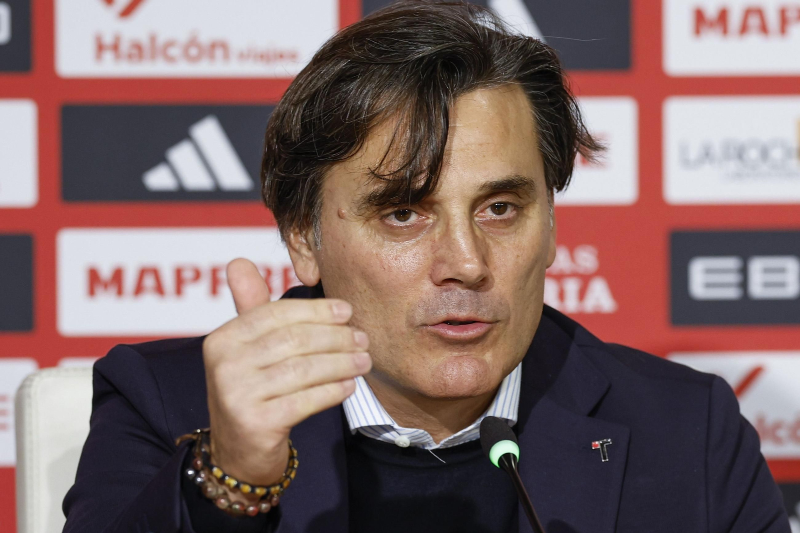 Vincenzo Montella, en rueda de prensa de la selección de Turquía en el estadio de La Cartuja.