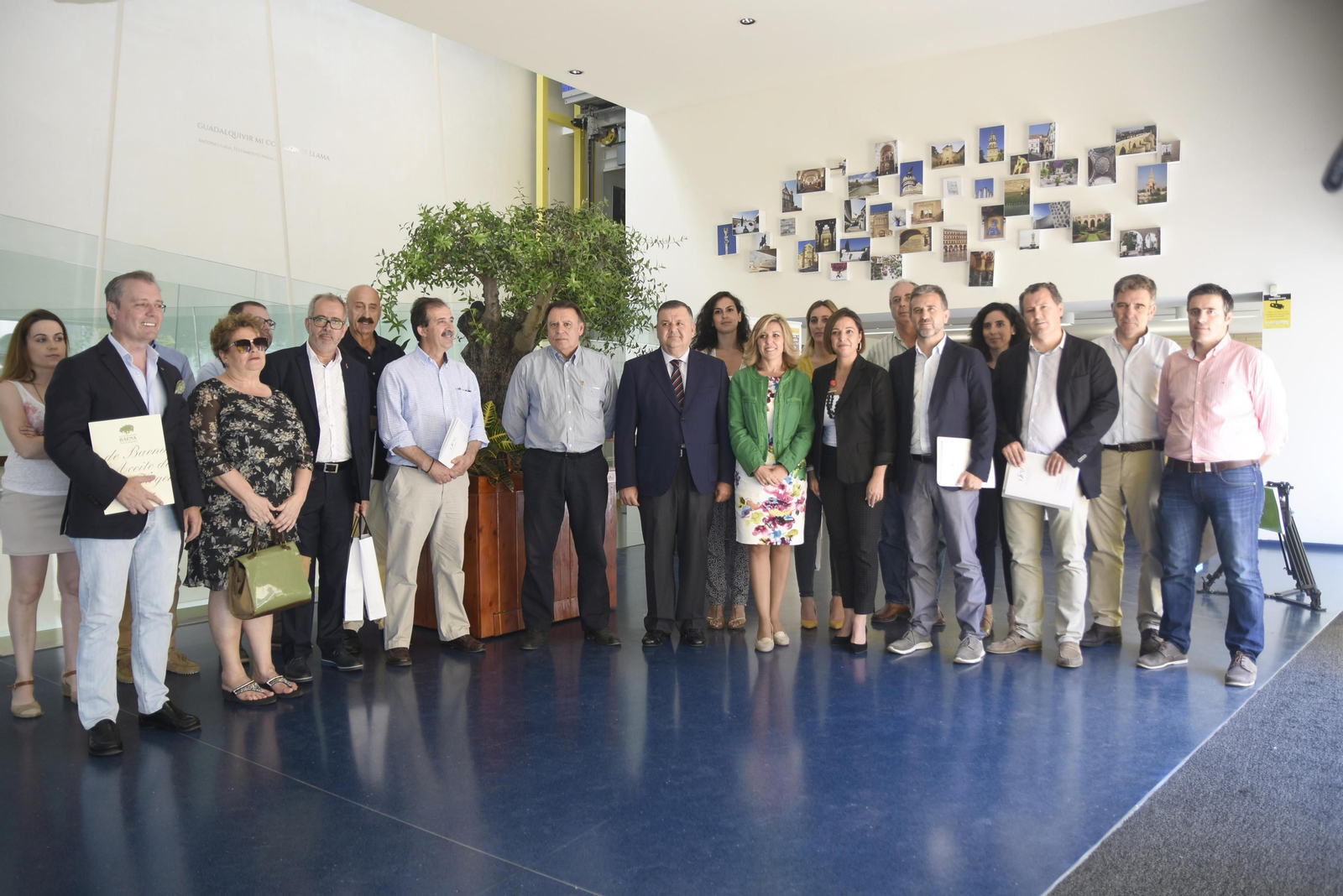 Instituciones asistentes a la asamblea anual de la Asociación de Municipios del Olivo (AEMO), en Córdoba capital.