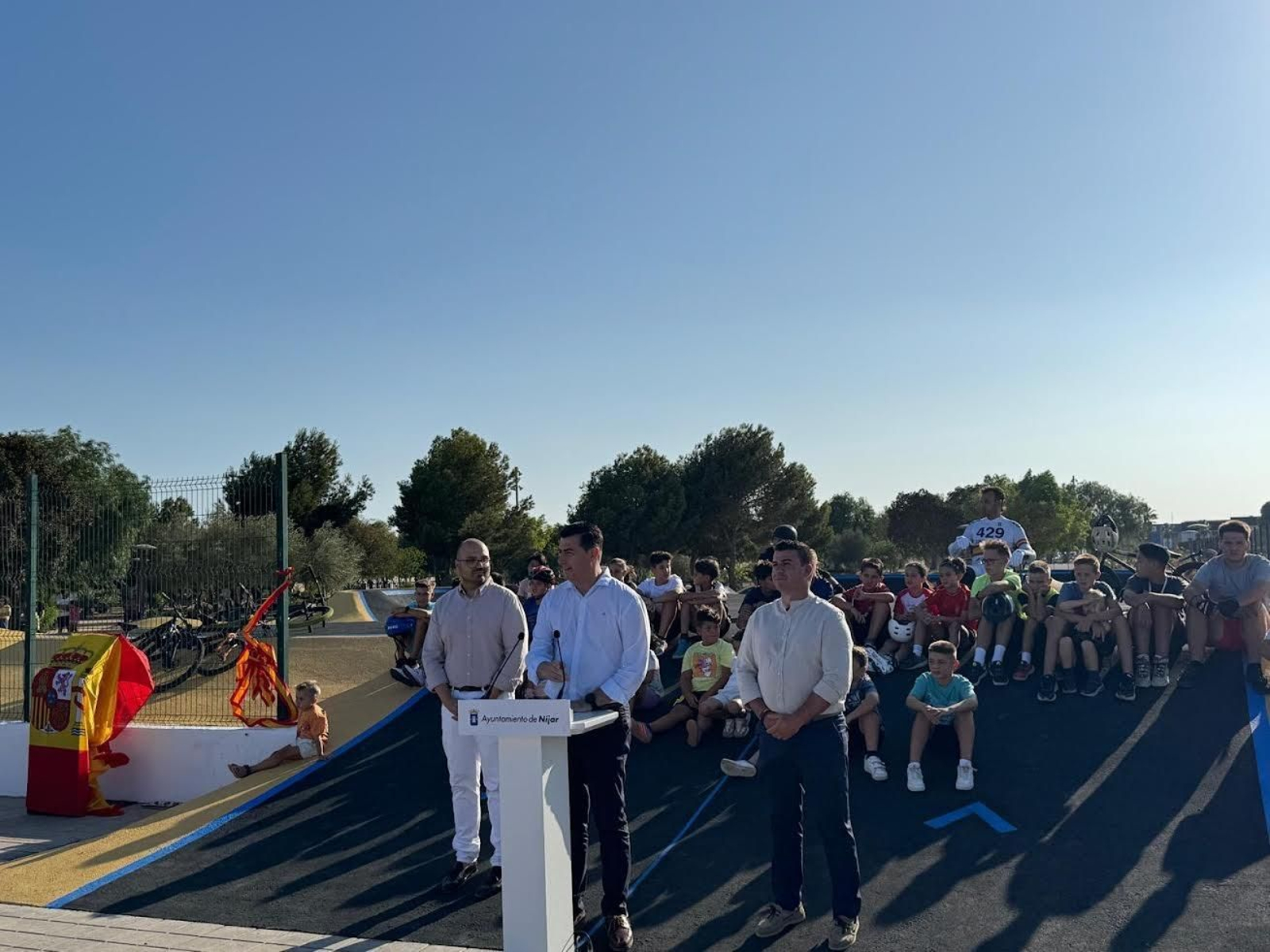 El uso símultáneo de la pista es para 20 personas