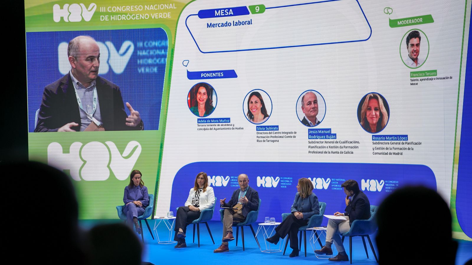 Debate entre representantes de distintas comunidades autónomas sobre los proyectos de formación para el hidrógeno.