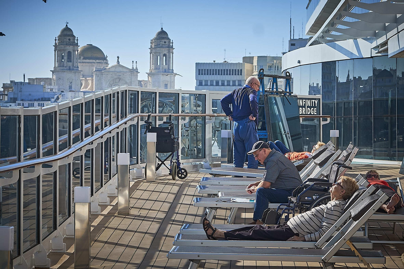 Primera escala en Cádiz del crucero MSC Seaside