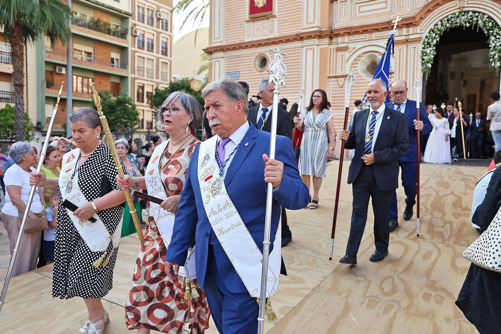 Imágenes de la procesión del Corpus Christi por las calles de Huelva