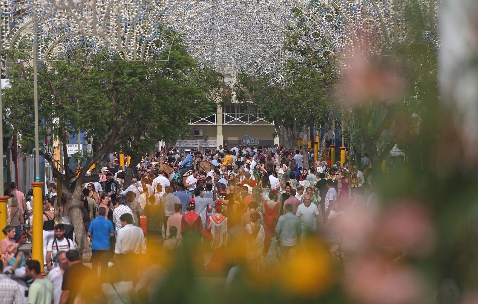 Ambientazo en la Feria de Algeciras.