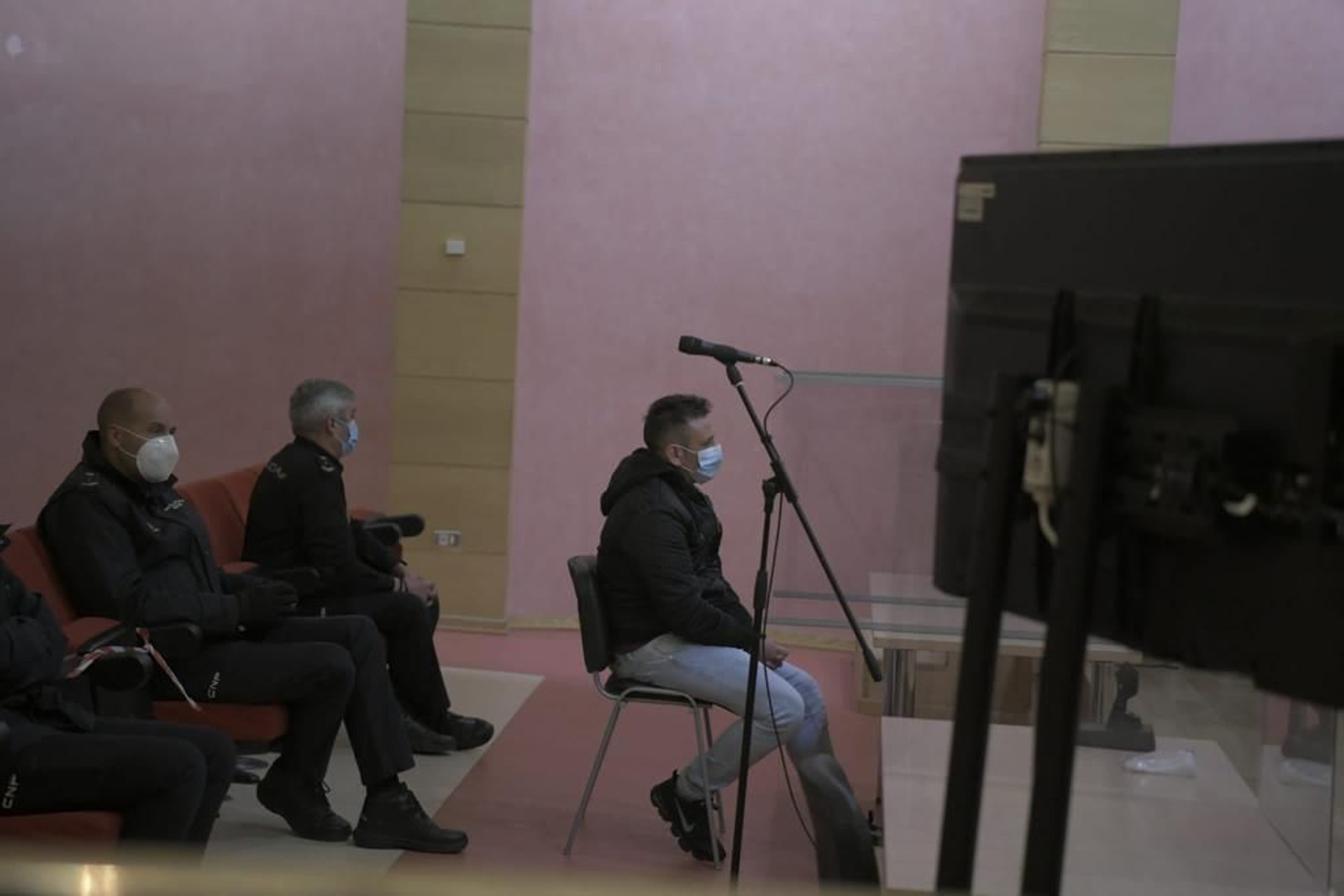 El Kiki, esta mañana en el comienzo del juicio.