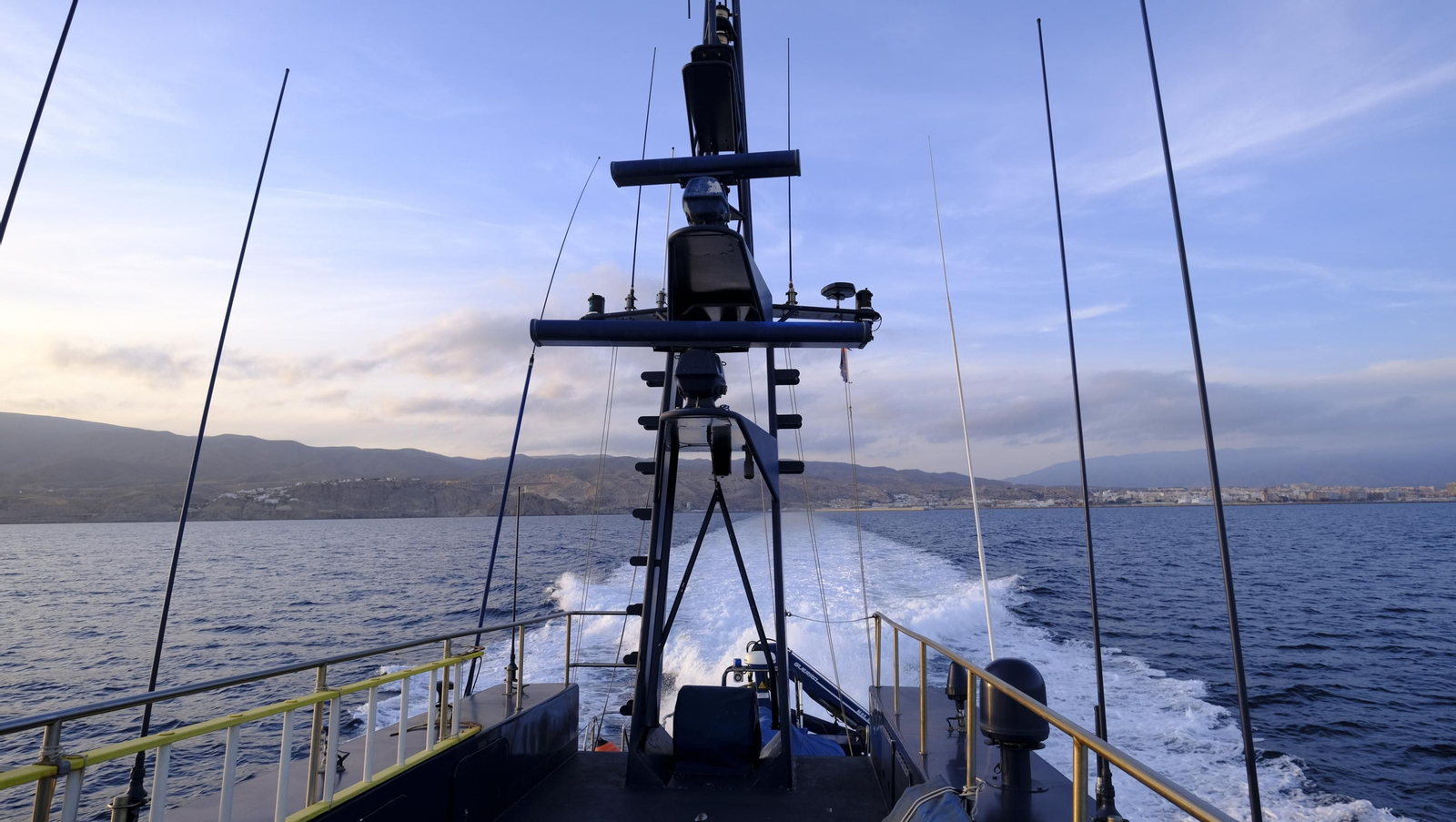 Imágenes de la vigilancia de la Agencia Tributaria en el mar