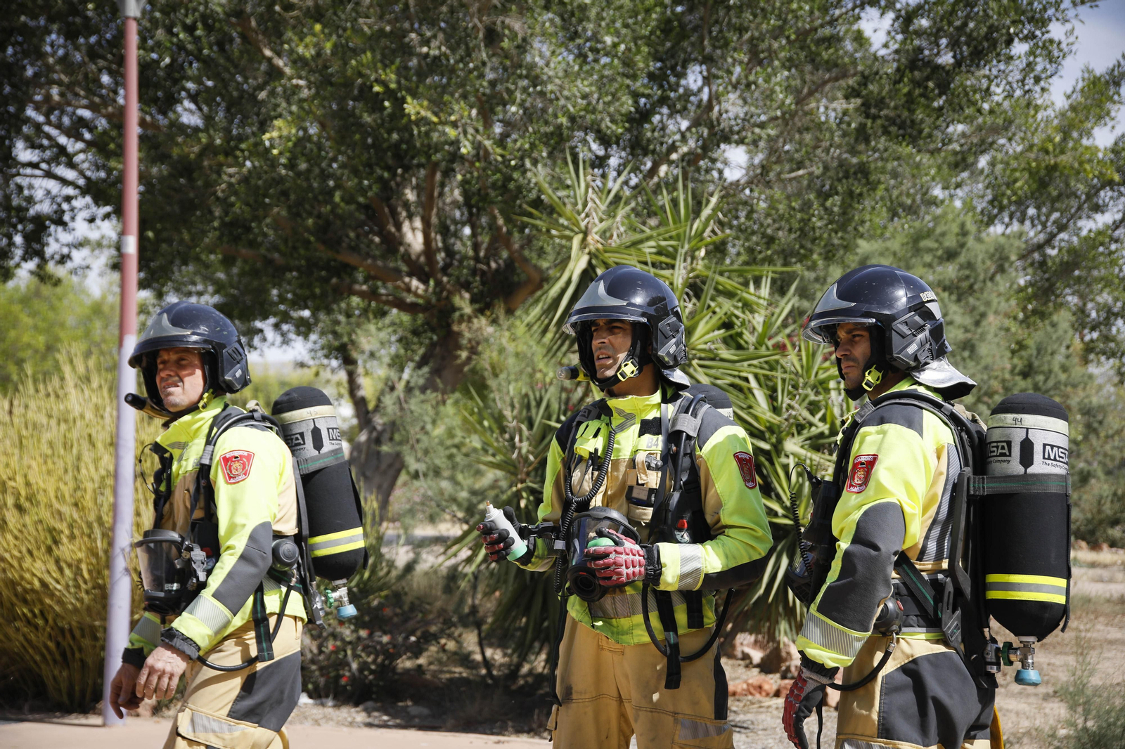 Las mejores imágenes del simulacro emergencias 061