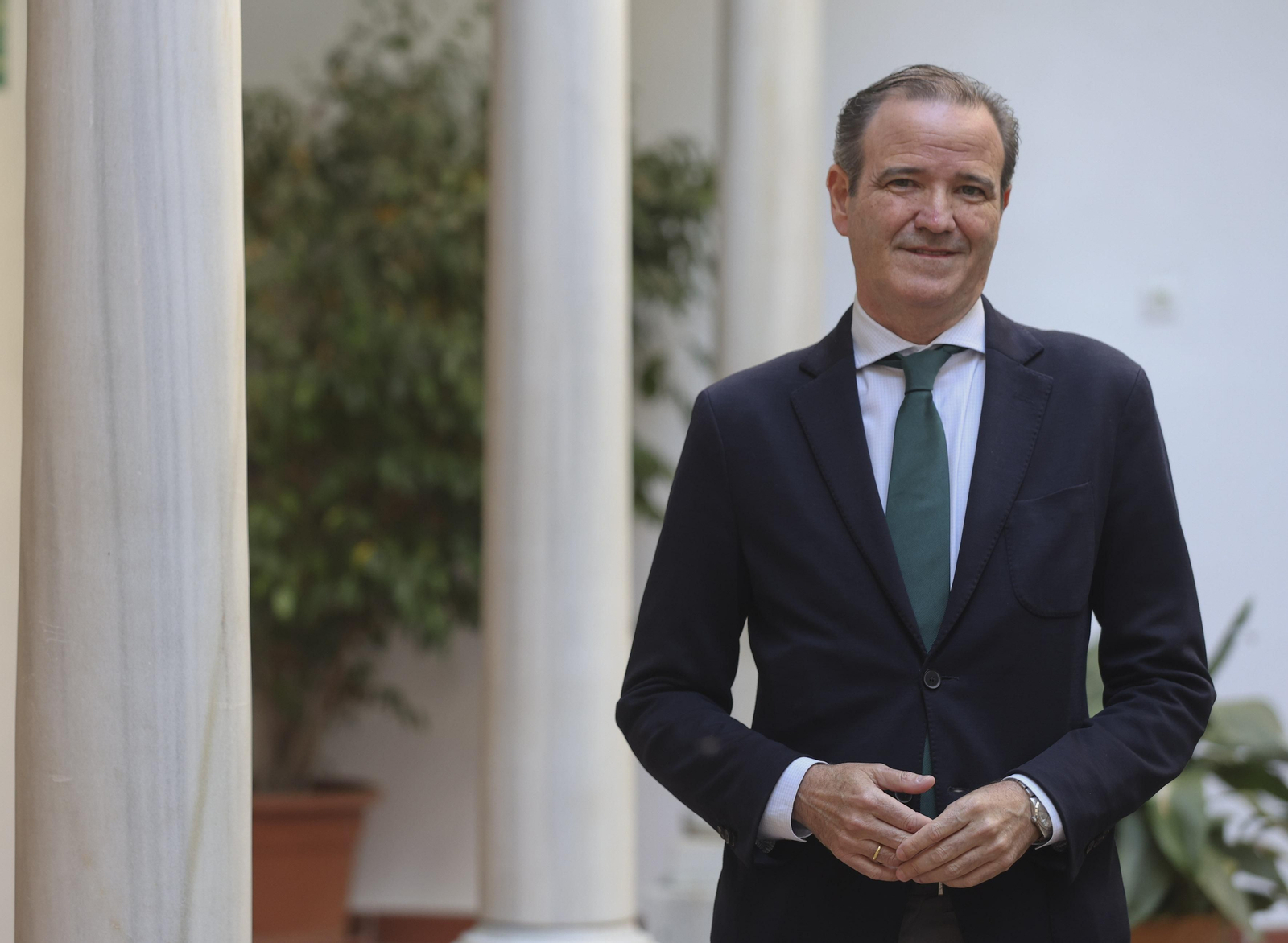 El presidente de la Agrupación de Cofradías, Pablo Atencia.