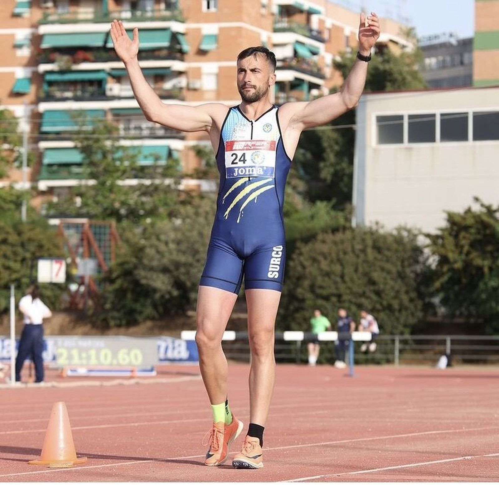 Carlos Martín es el rey indiscutible del triple salto en Andalucía.
