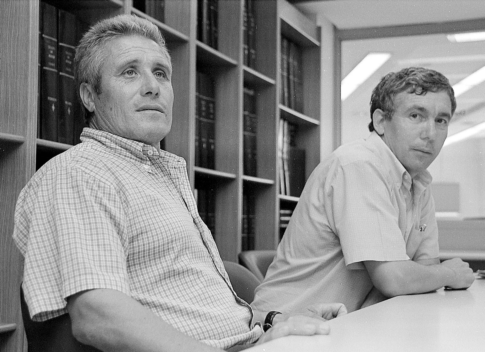 Agustín Piñero, junto a Rafa Choquet en una de sus entrevistas a Diario de Jerez.