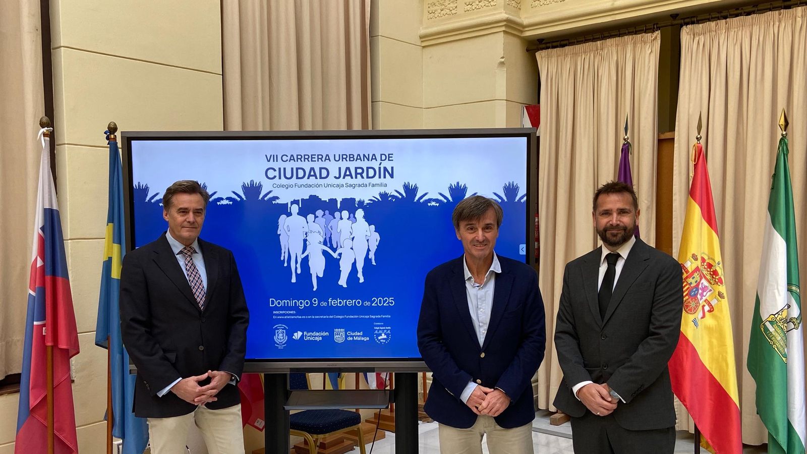 Presentación de la VII Carrera Urbana del Colegio Fundación Unicaja Sagrada Familia