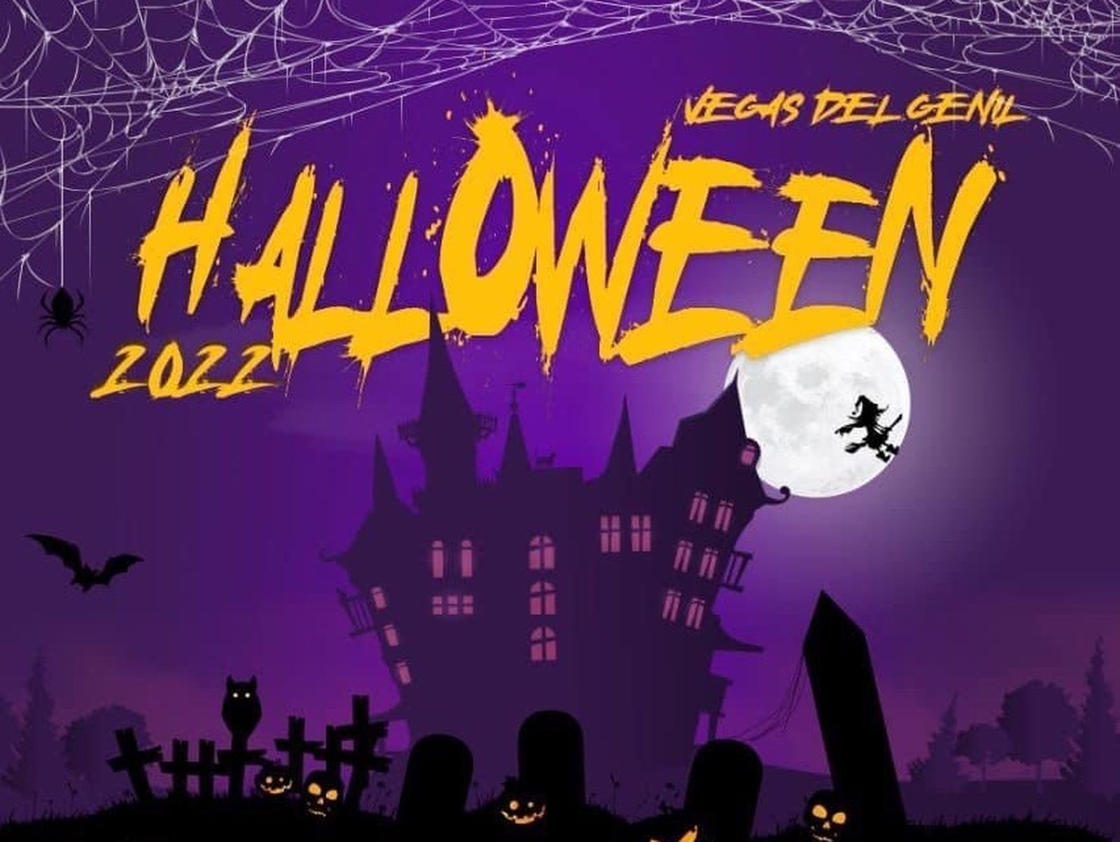 Cartel para Halloween en. Vegas del Genil