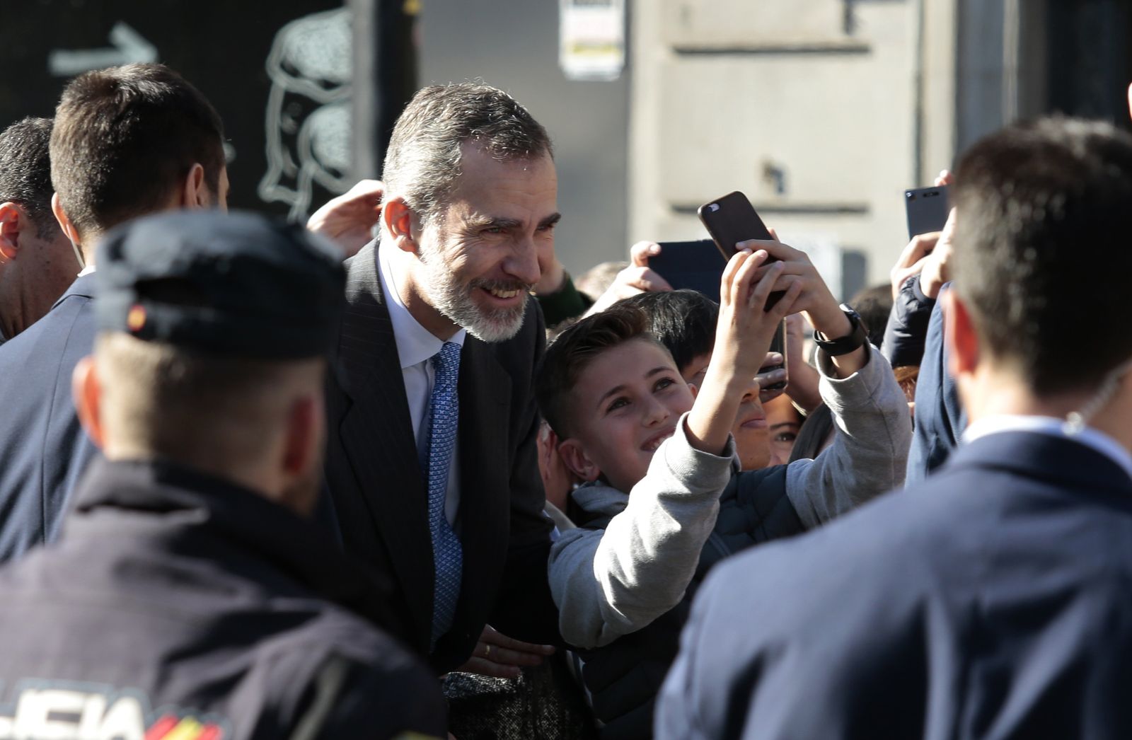 Las imágenes de la visita del Rey a Sevilla