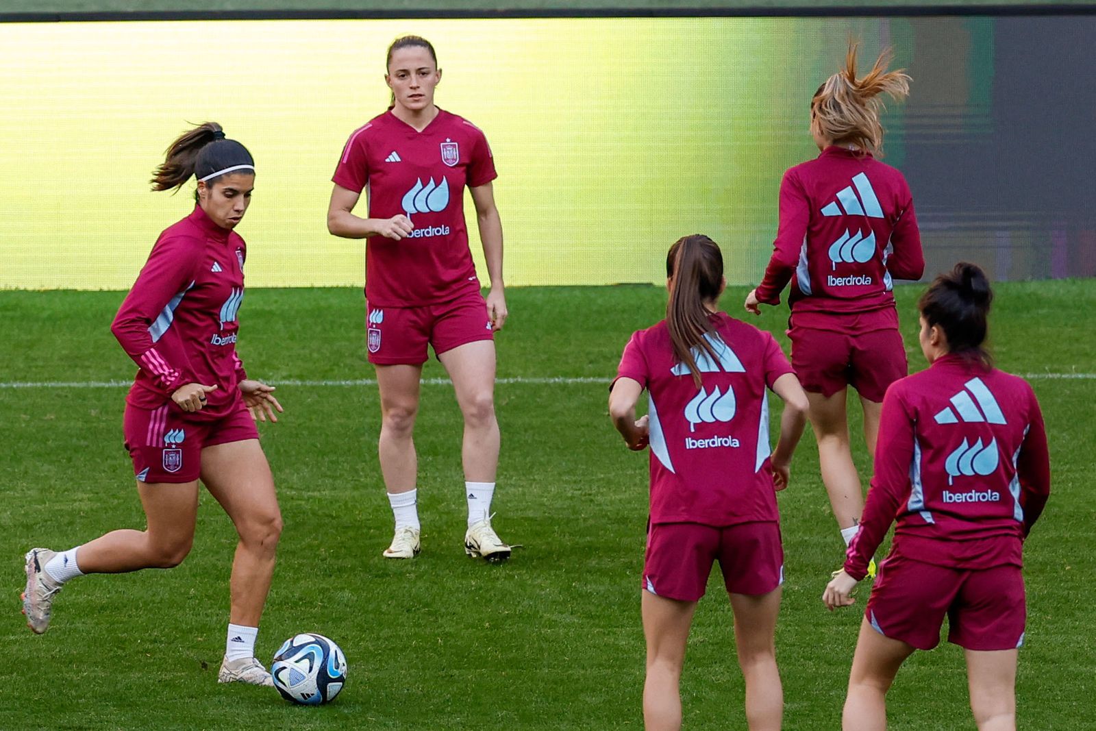 España se entrena en La Cartuja.