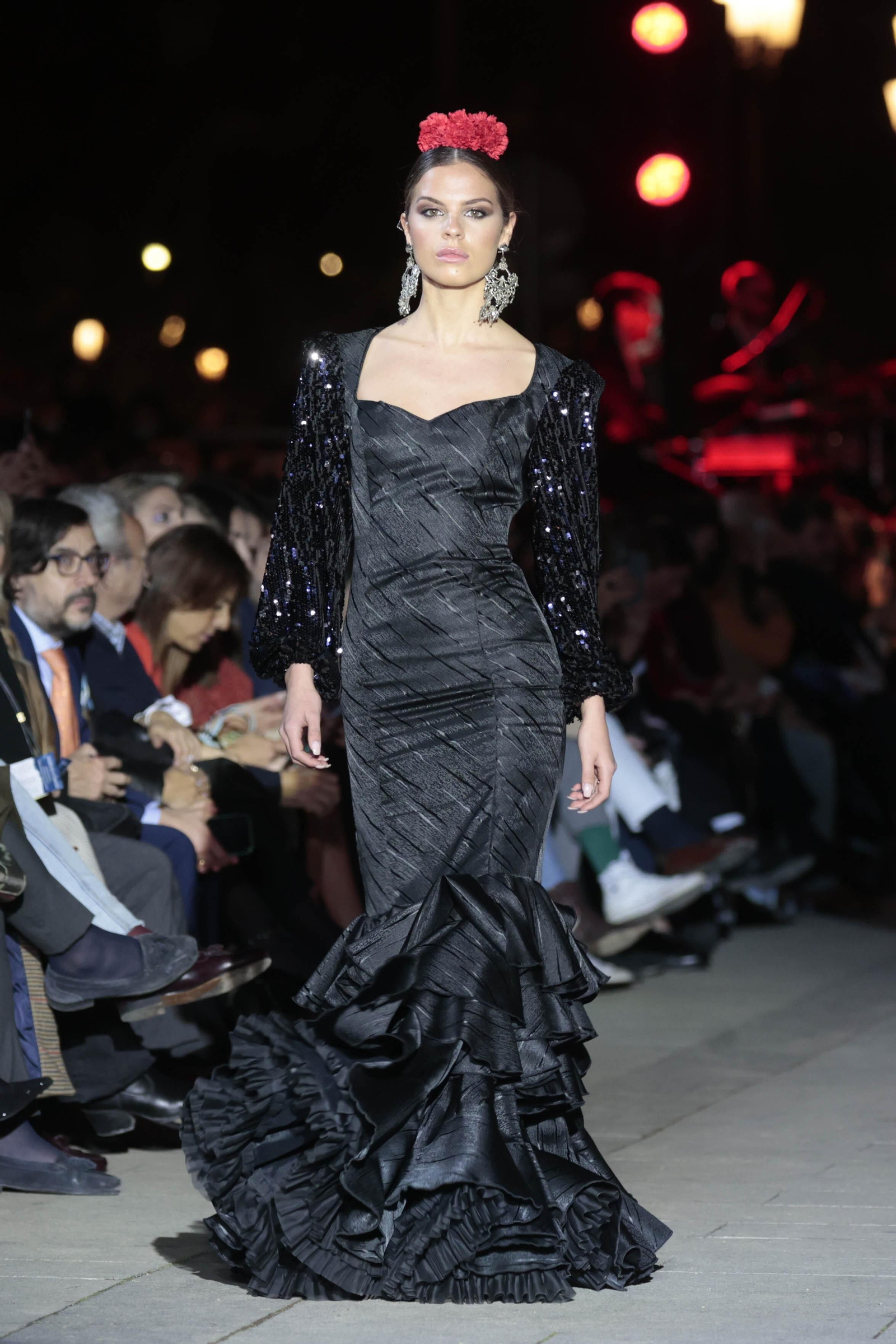 El desfile Andalucía es flamenca en el Palacio de San Telmo, todas las fotos