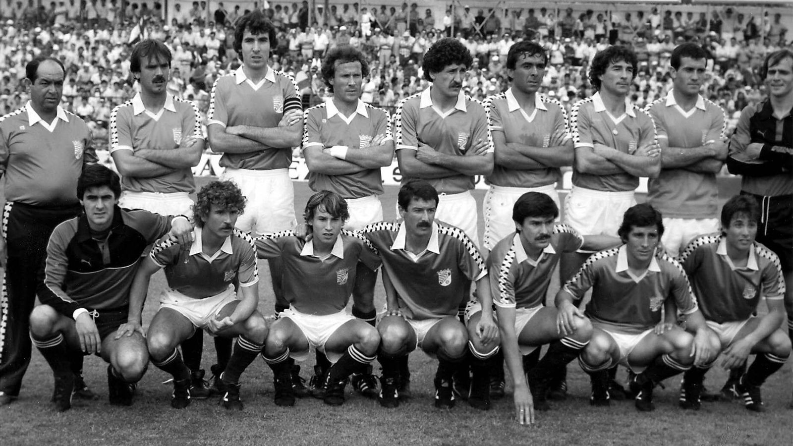 Plantilla del Xerez CD de la 81/82.