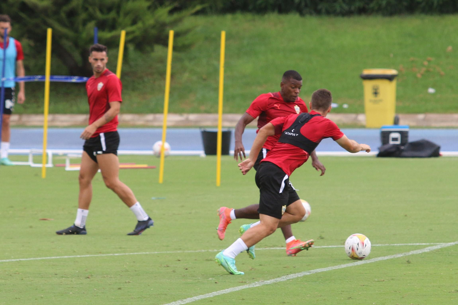 Fotogalería del entrenamiento de la UD Almería del miércoles 11 de agosto