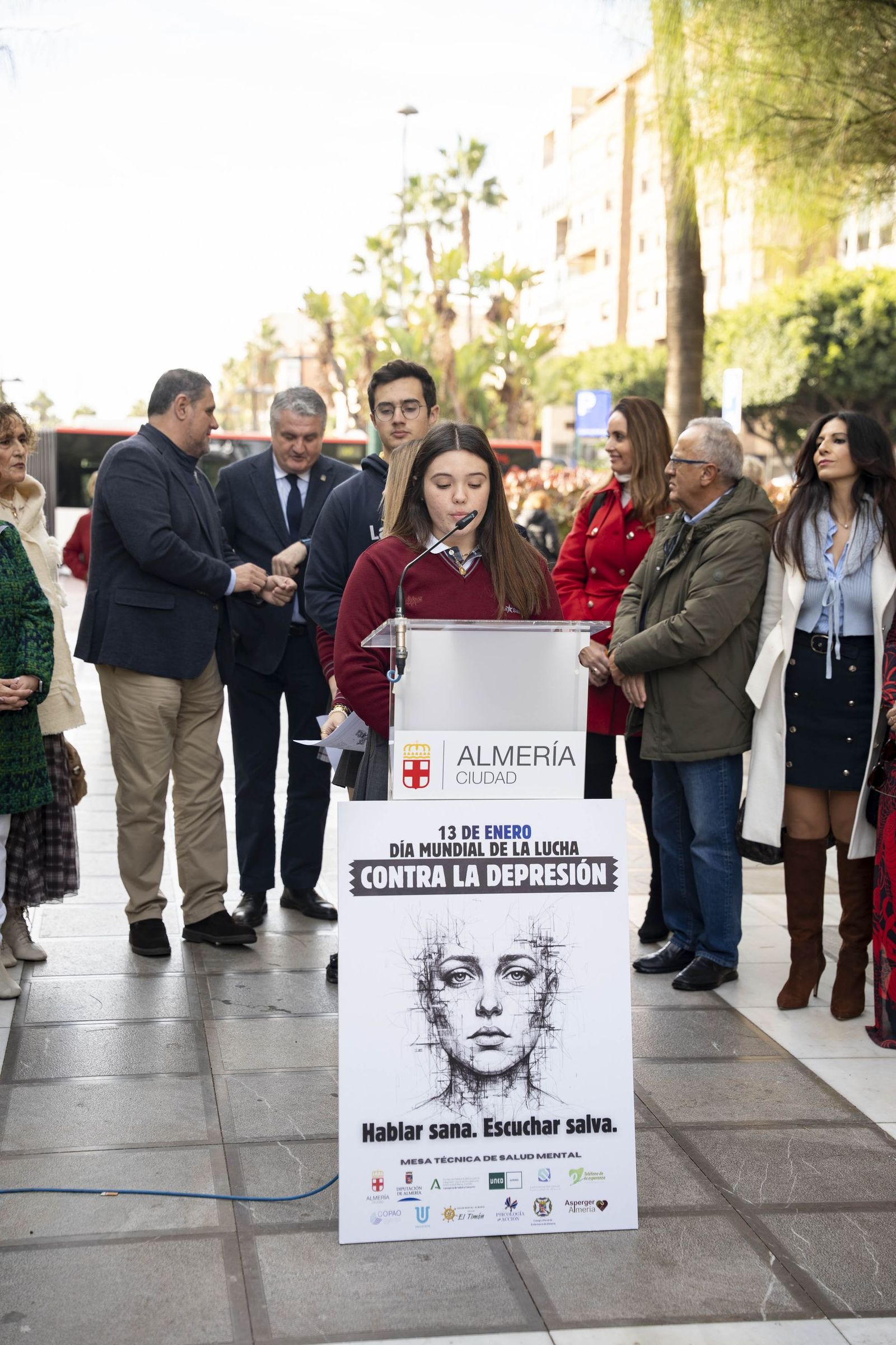 Las imágenes del acto por el Día Mundial Contra la Depresión