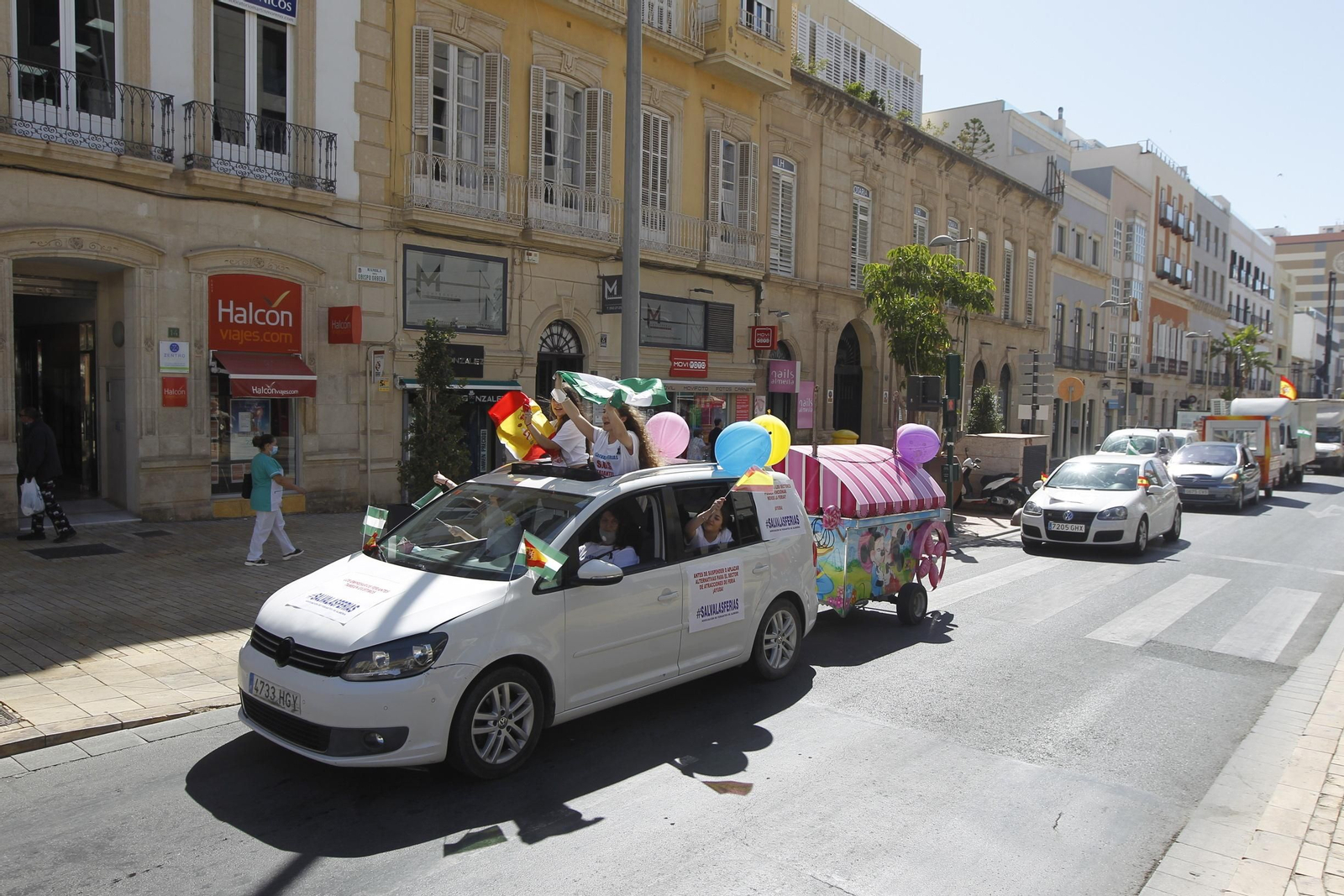 Fotogalería manifestación feriantes. Almería