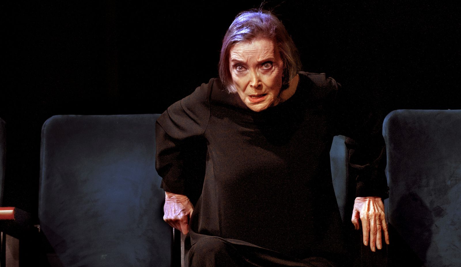 Nuria Espert, en su interpretación del 'Romancero gitano'.