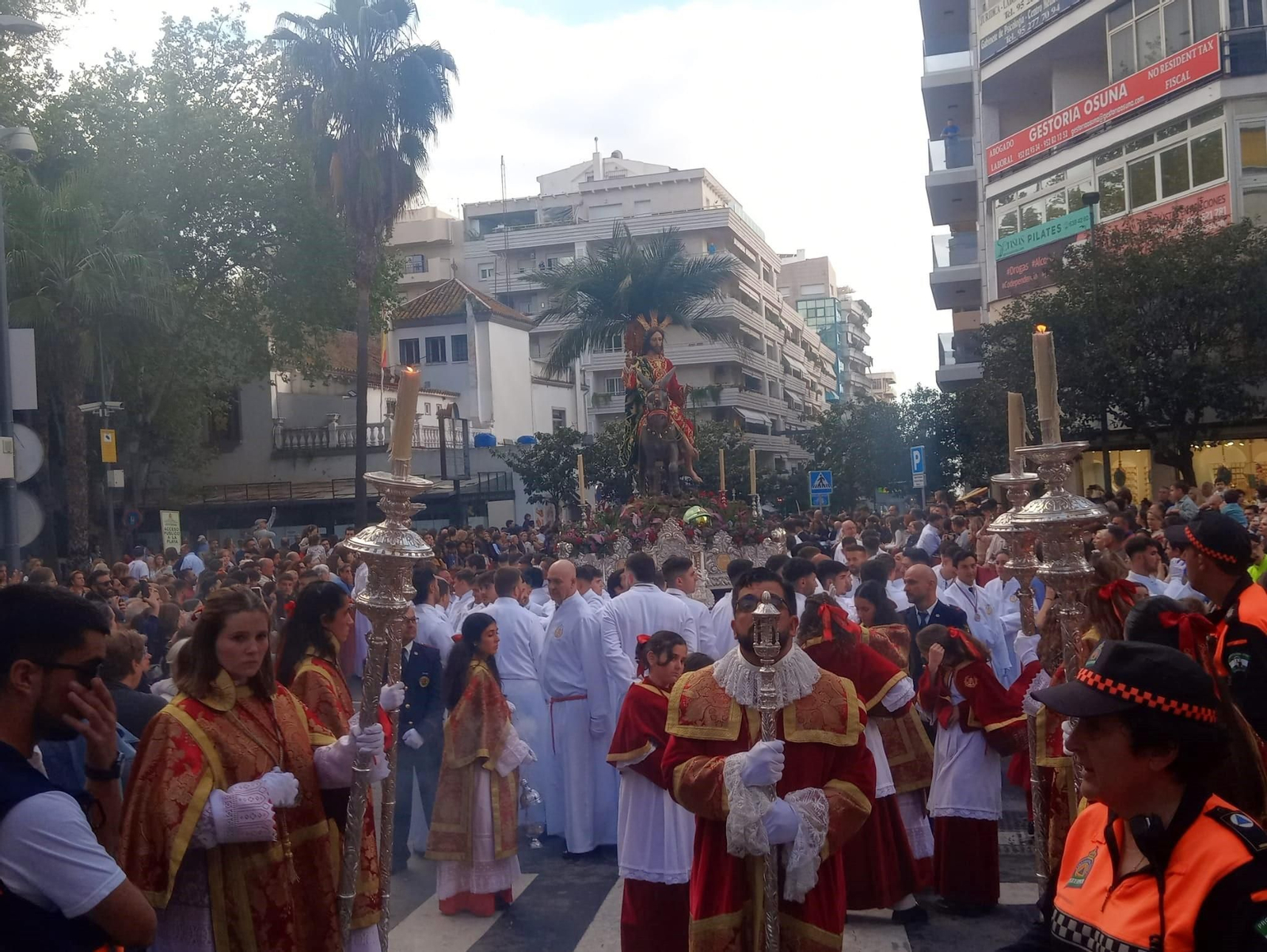 La Pollinica el Domingo de Ramos en Marbella, en imágenes