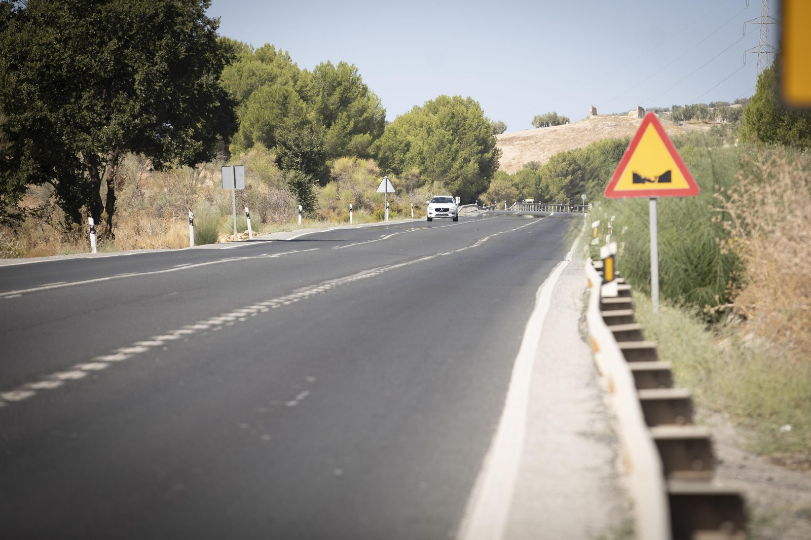 Cuesta de Velillos en la carretera N-432 de Granada