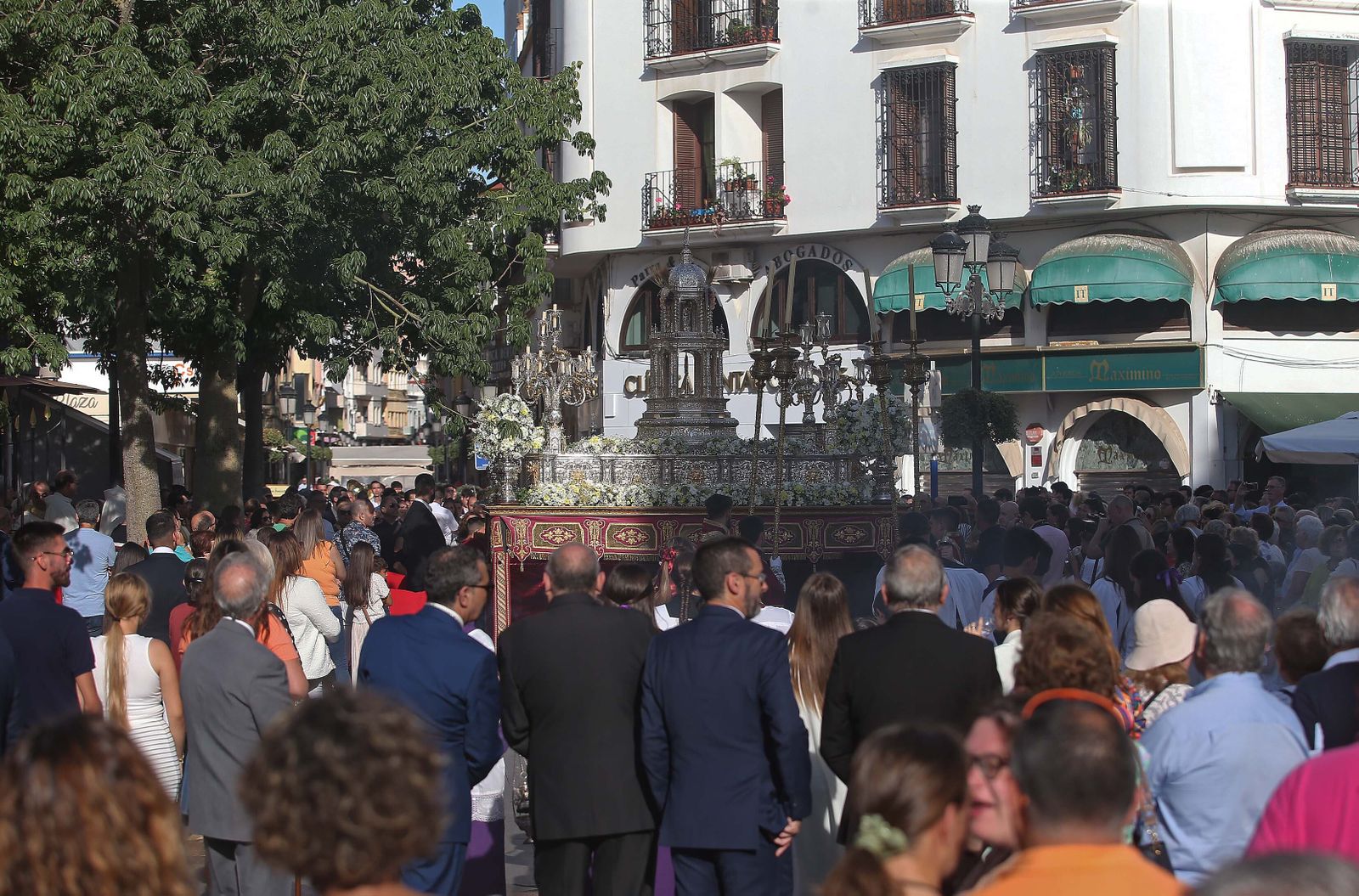 Las imágenes de la celebración del Corpus Christi en La Línea