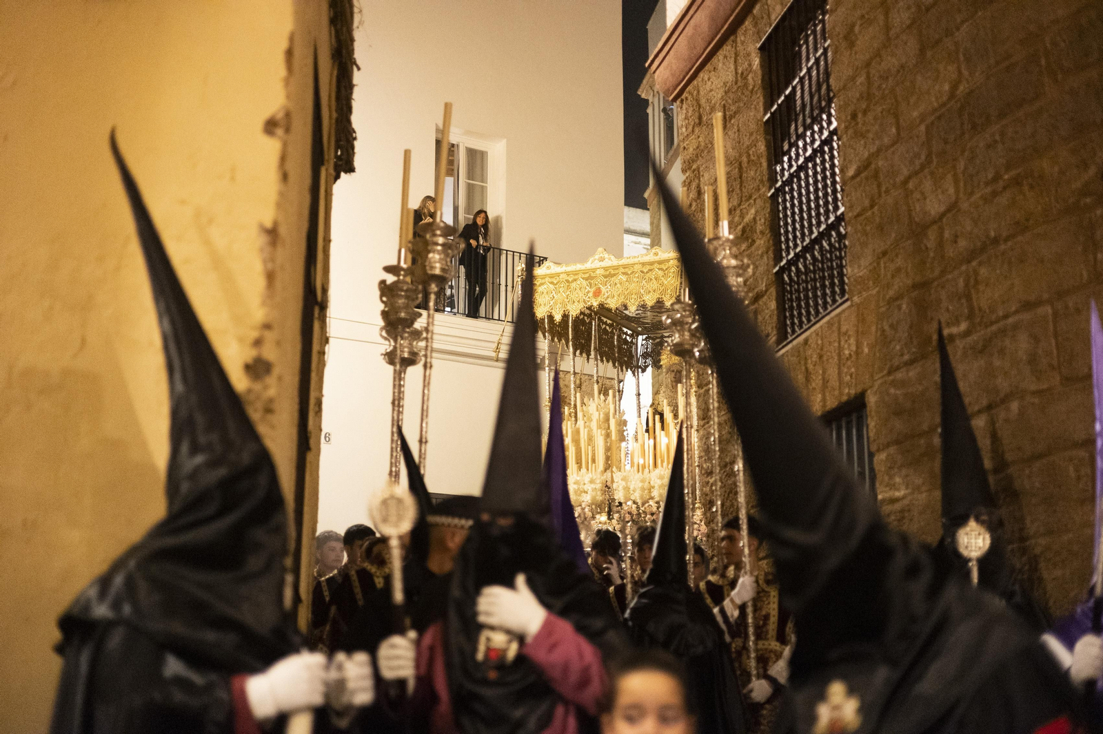 Las imágenes de la cofradía del Nazareno  este Jueves Santo en la Semana Santa de Cádiz de 2024